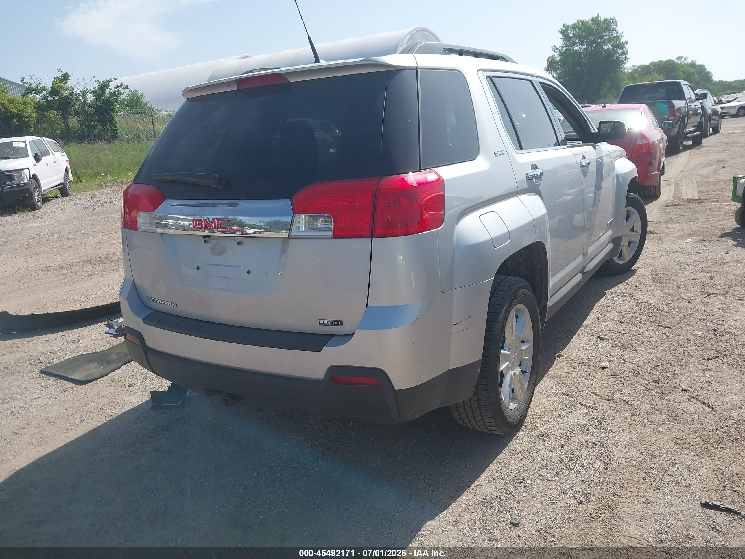 2012 Gmc Terrain Sle-2 Серебряный vin: 2GKALSEK0C6134007