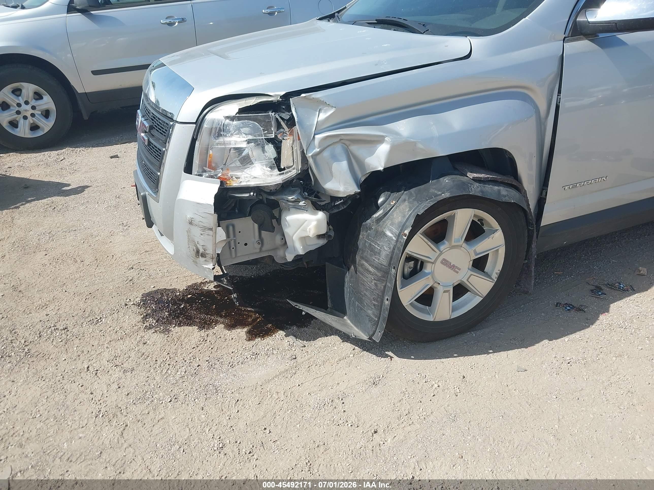 2012 Gmc Terrain Sle-2 Серебряный vin: 2GKALSEK0C6134007