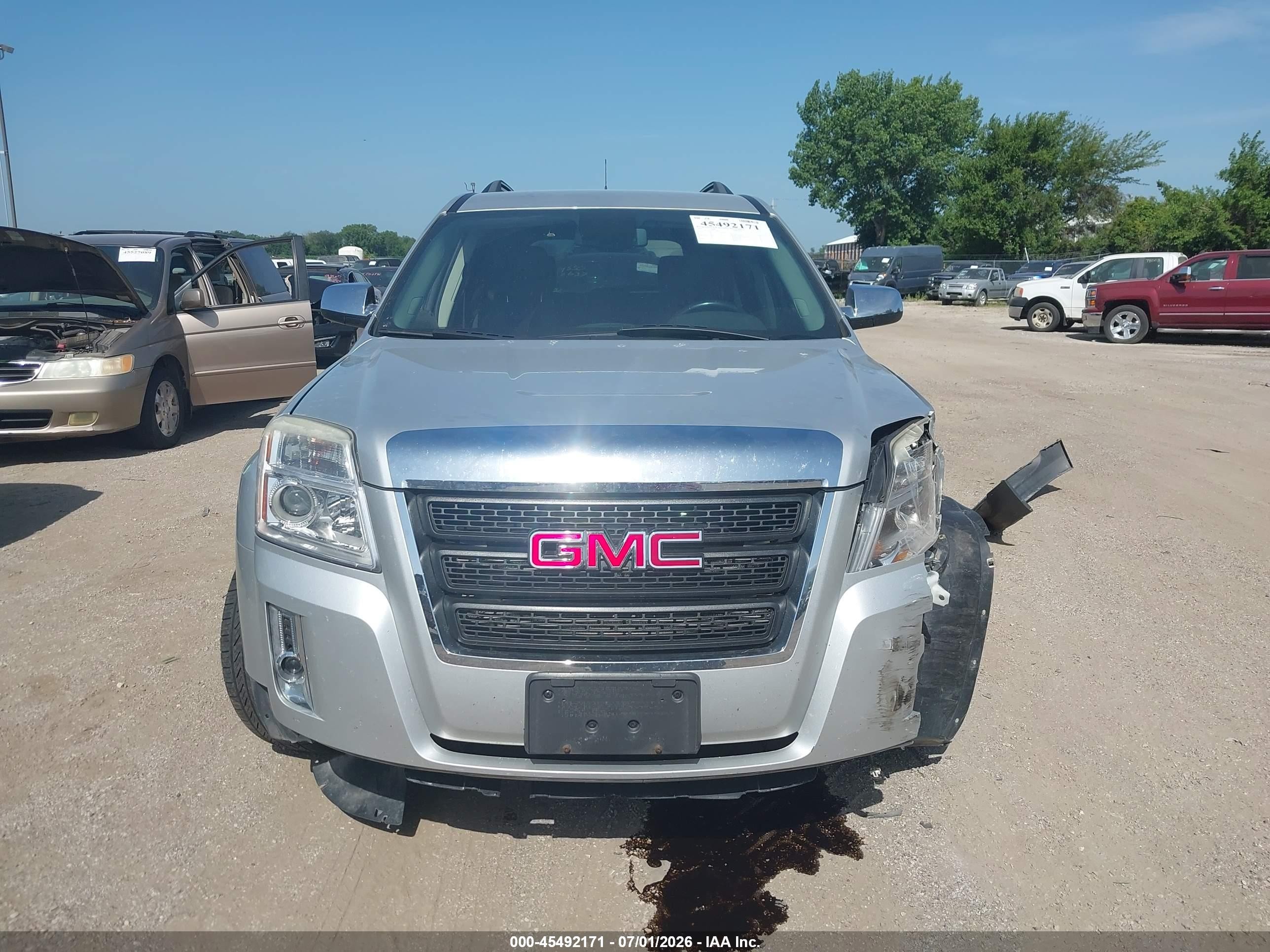 2012 Gmc Terrain Sle-2 Серебряный vin: 2GKALSEK0C6134007