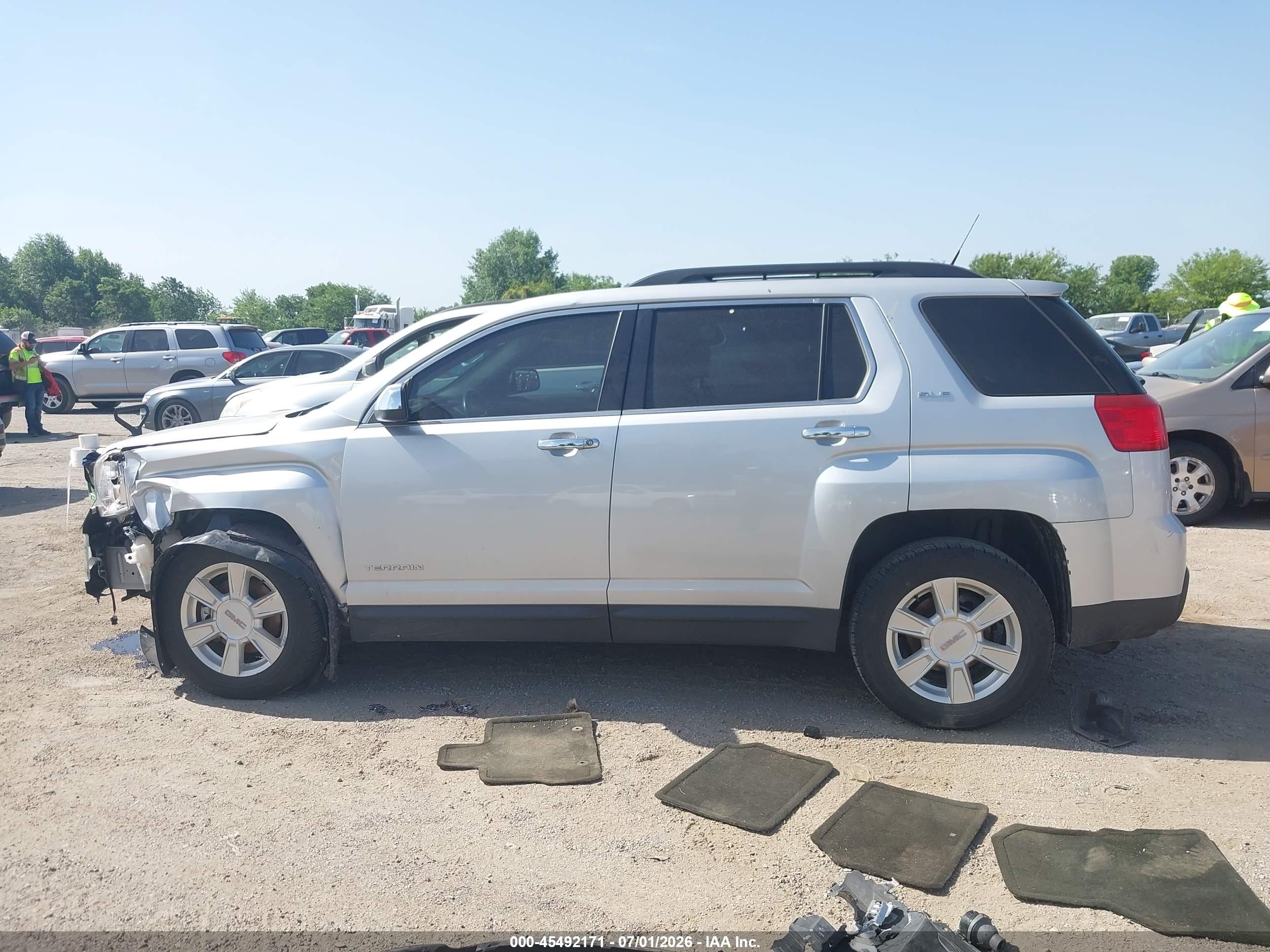 2012 Gmc Terrain Sle-2 Серебряный vin: 2GKALSEK0C6134007