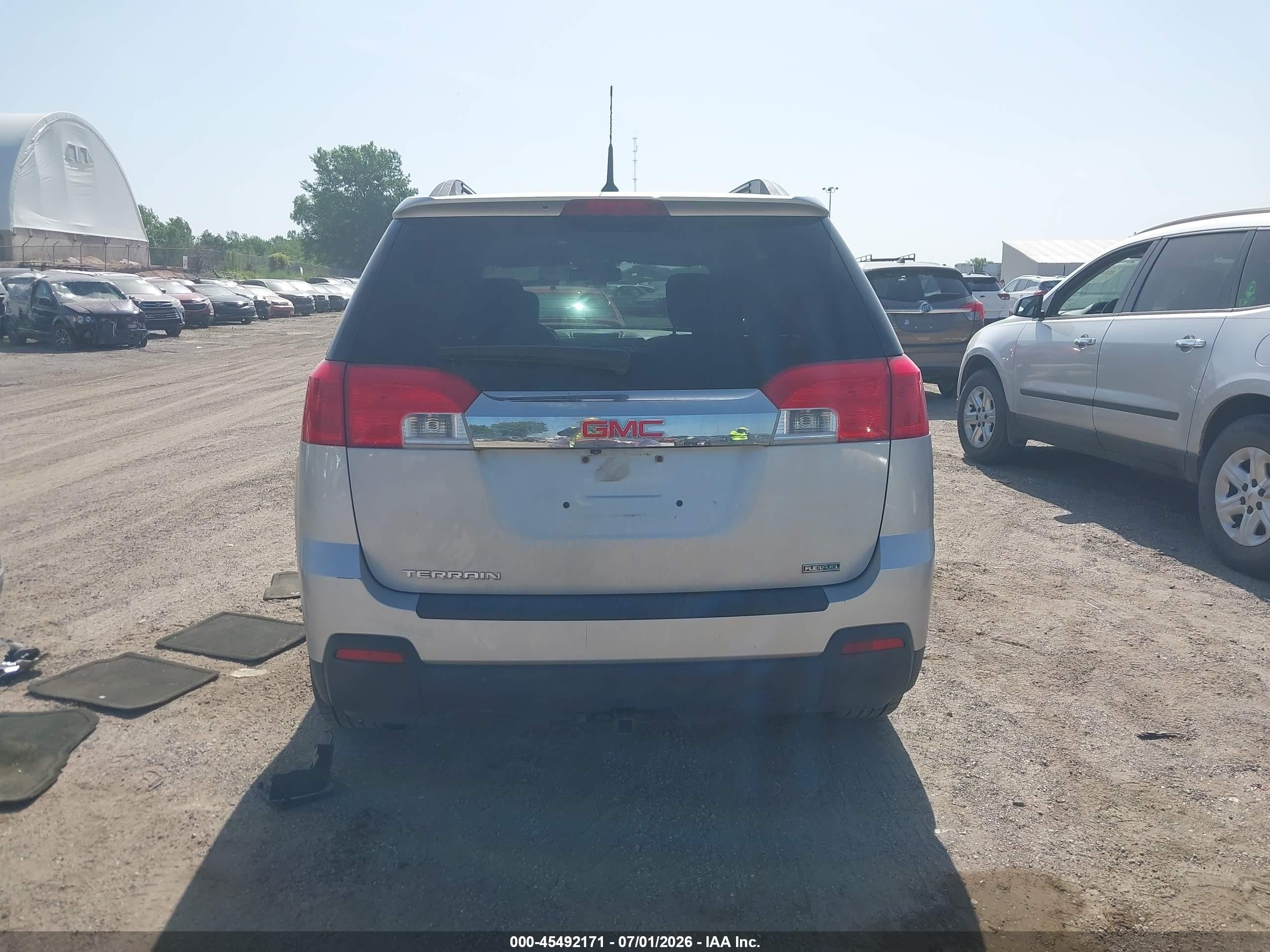 2012 Gmc Terrain Sle-2 Серебряный vin: 2GKALSEK0C6134007