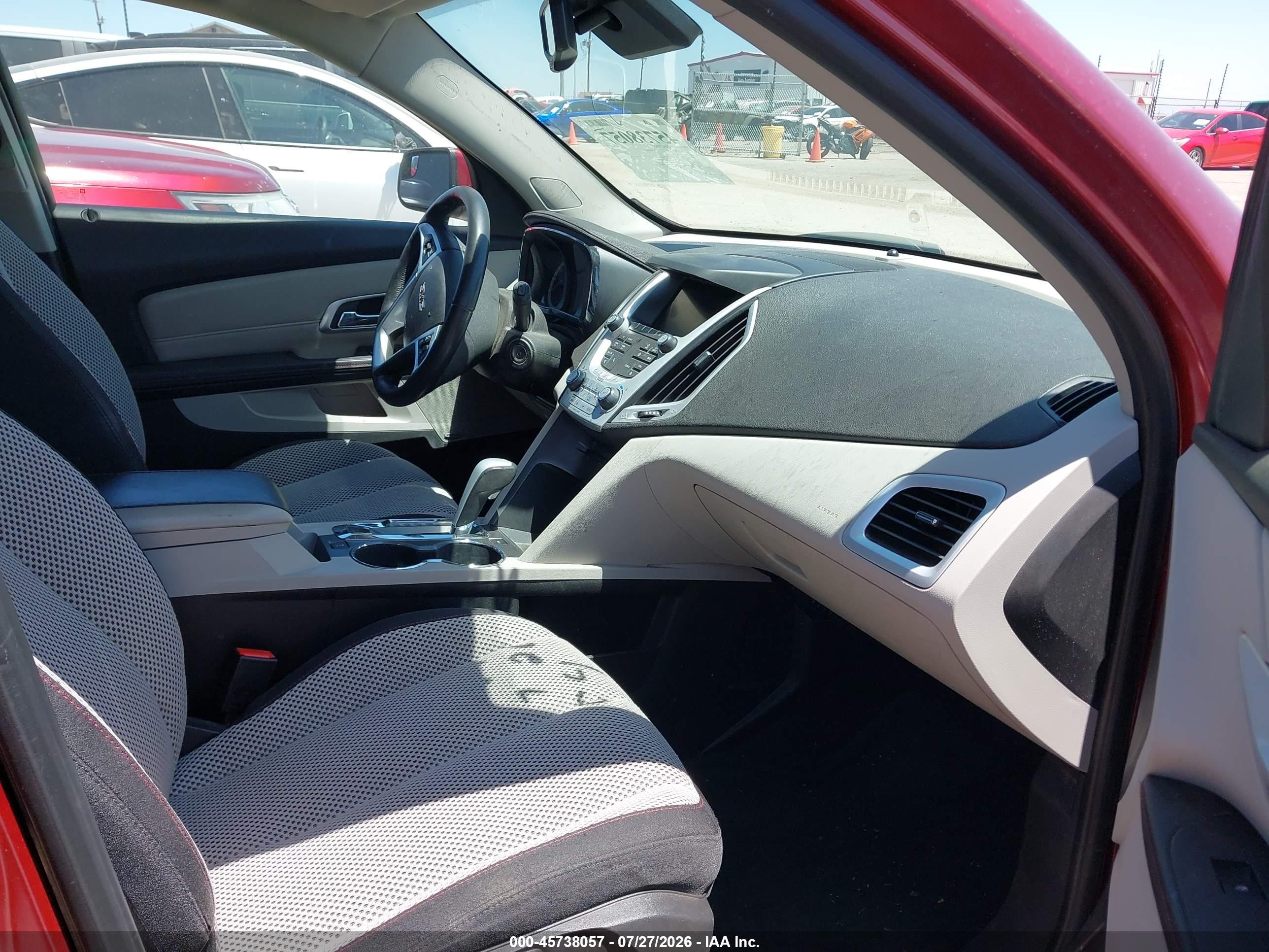 2012 Gmc Terrain Sle-2 Red vin: 2GKALSEK0C6280570