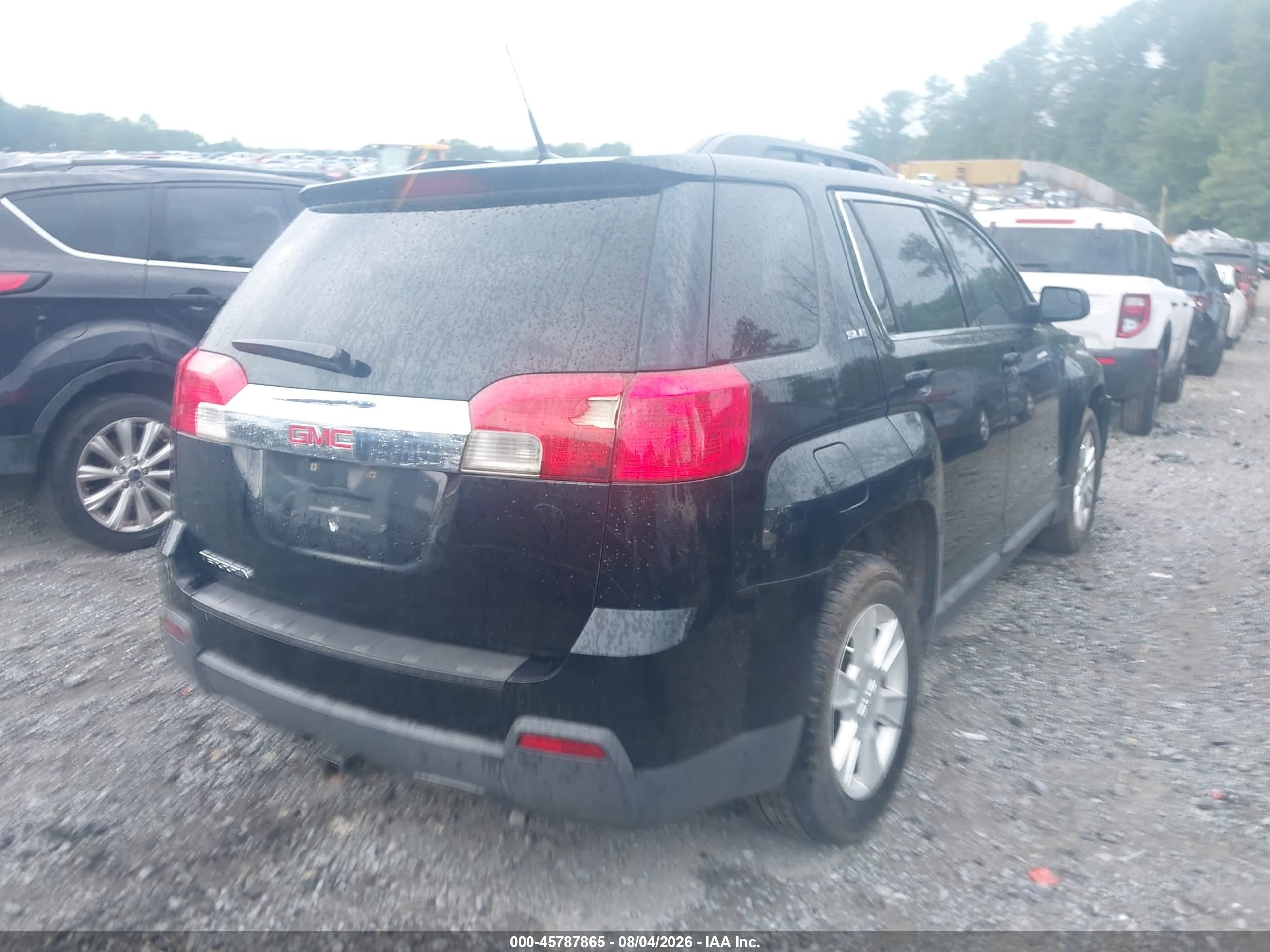2012 Gmc Terrain Sle Black vin: 2GKALSEK0C6292847