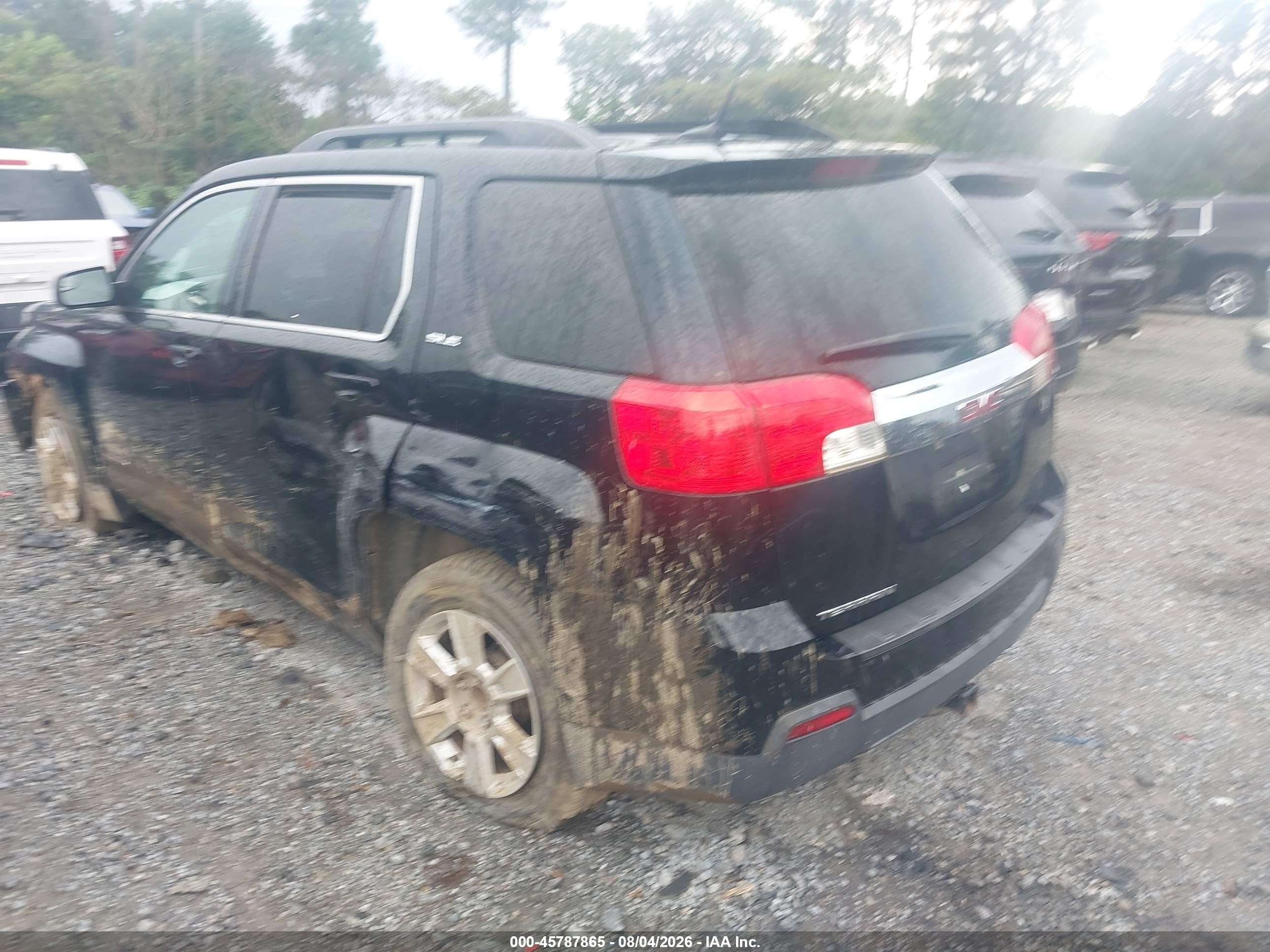 2012 Gmc Terrain Sle Black vin: 2GKALSEK0C6292847