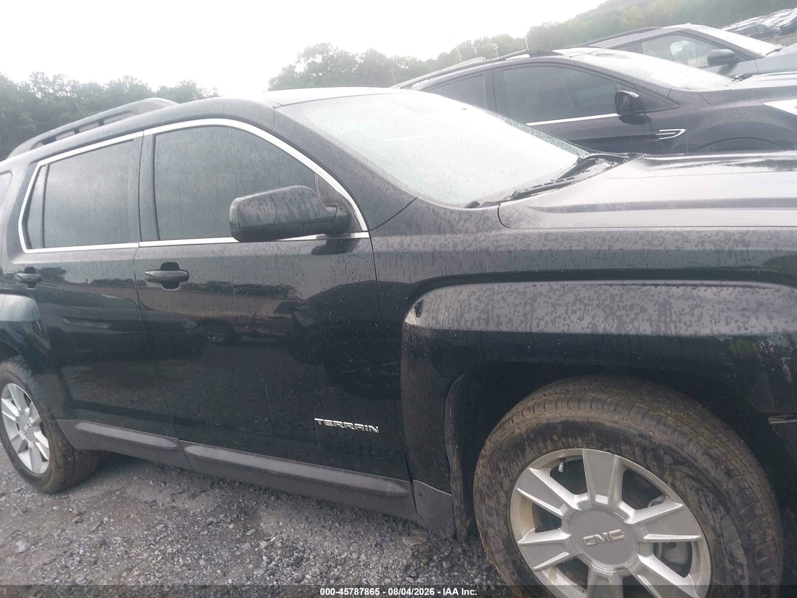 2012 Gmc Terrain Sle Black vin: 2GKALSEK0C6292847