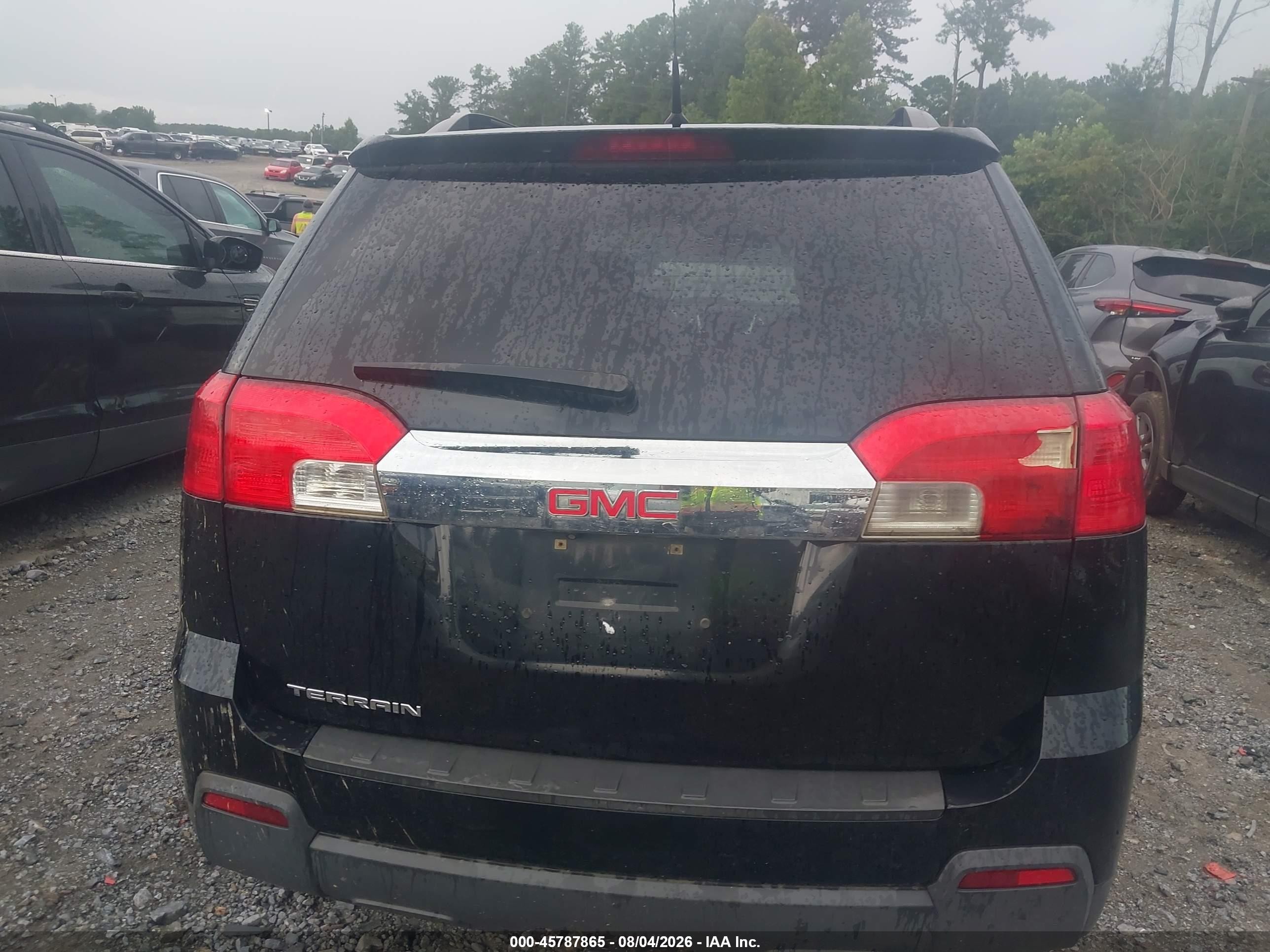 2012 Gmc Terrain Sle Black vin: 2GKALSEK0C6292847
