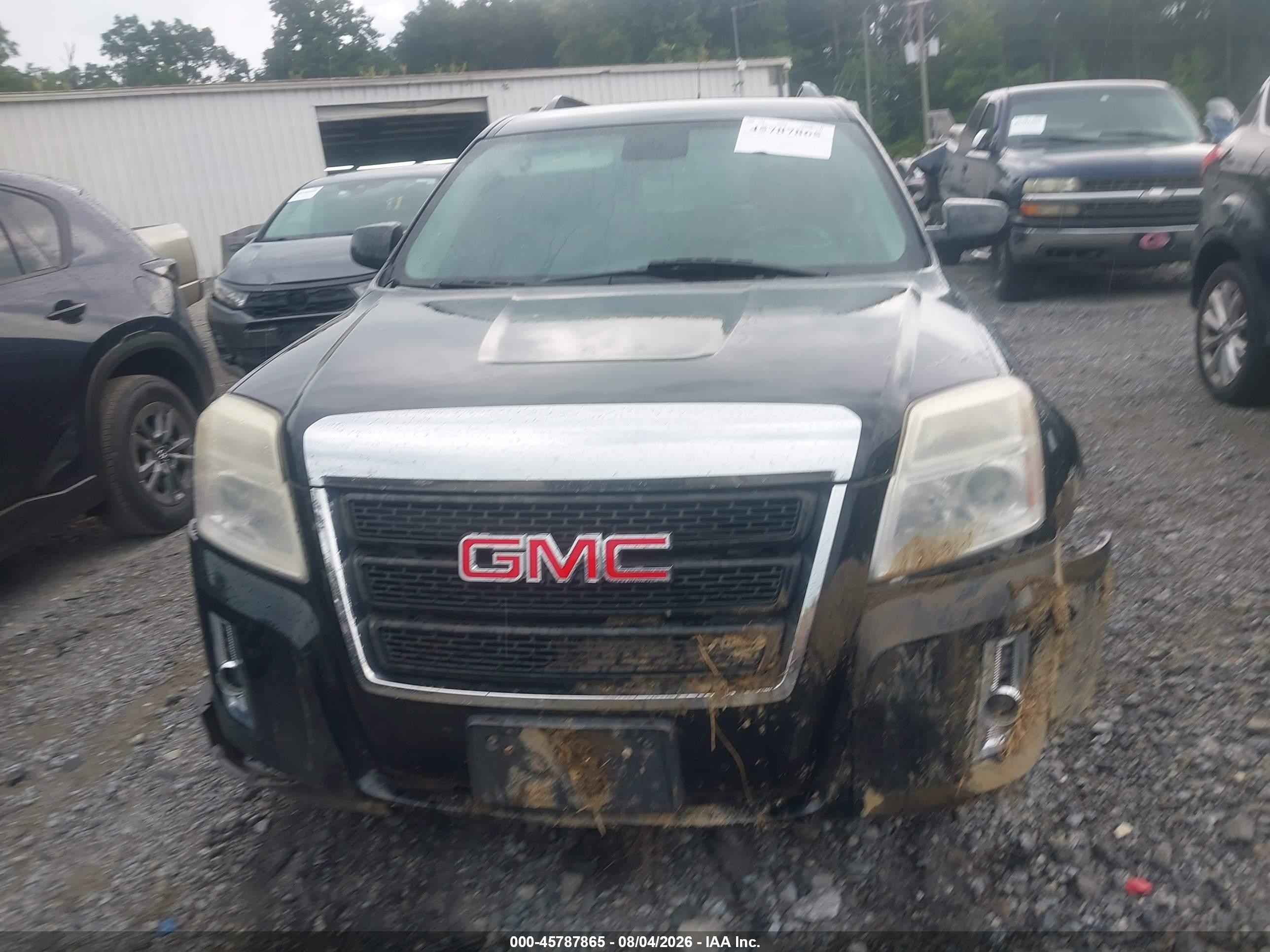 2012 Gmc Terrain Sle Black vin: 2GKALSEK0C6292847