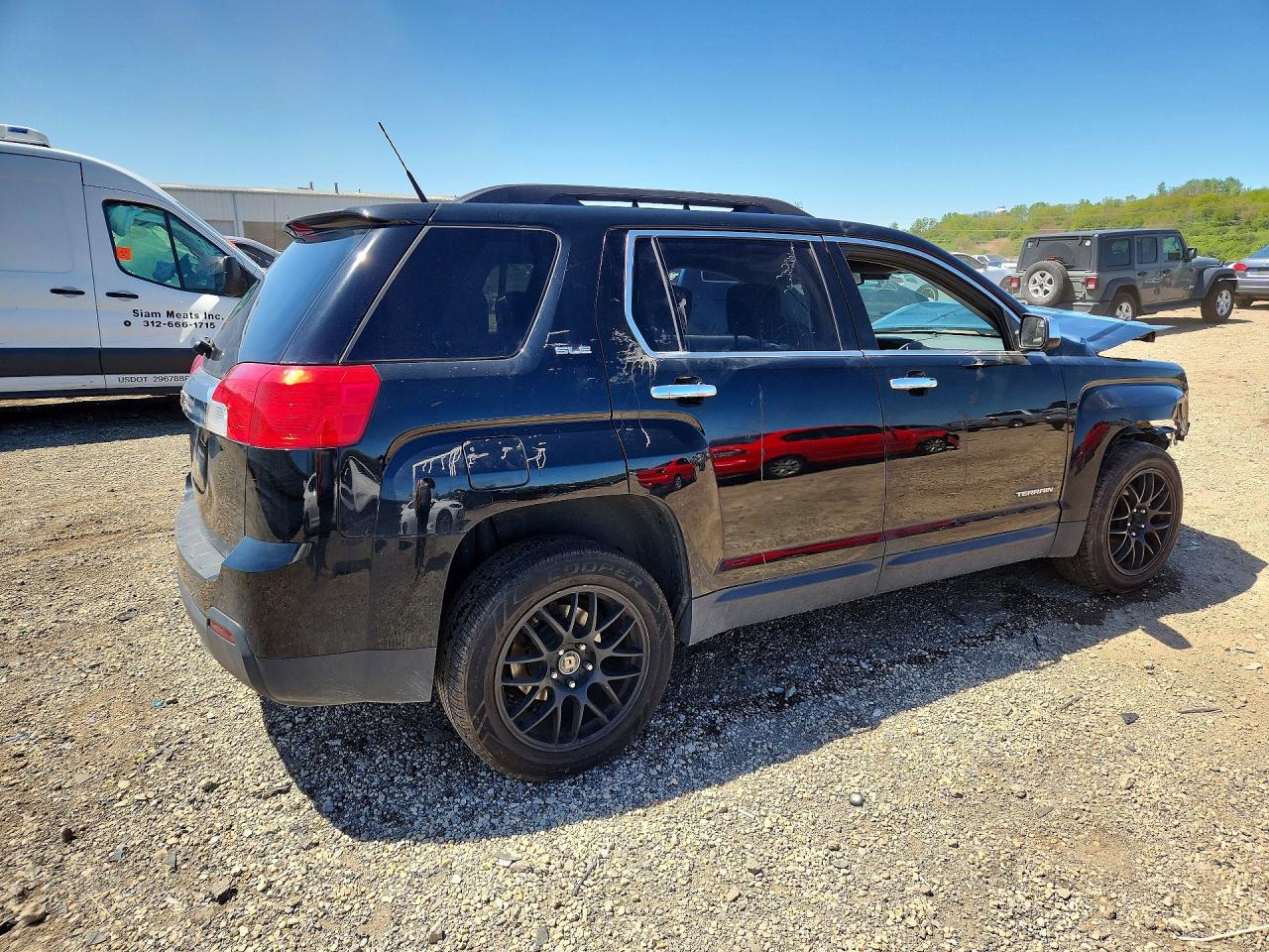 2013 Gmc Terrain Sle Черный vin: 2GKALSEK0D6103860