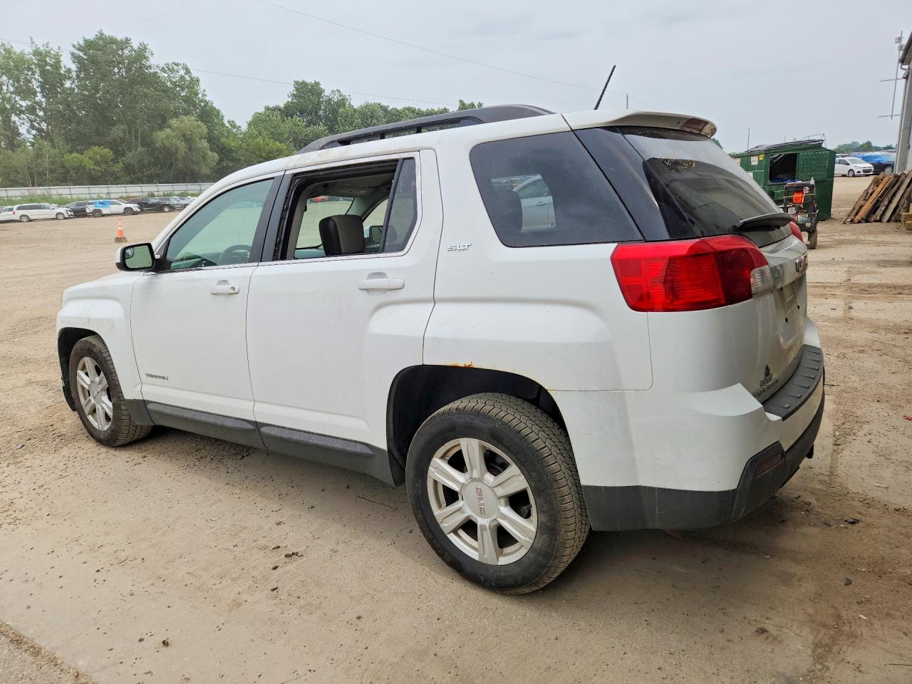 2014 Gmc Terrain Slt White vin: 2GKALSEK0E6203569