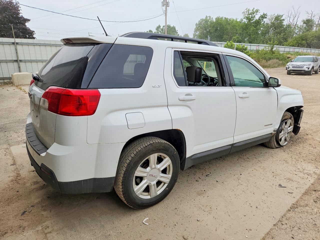 2014 Gmc Terrain Slt White vin: 2GKALSEK0E6203569
