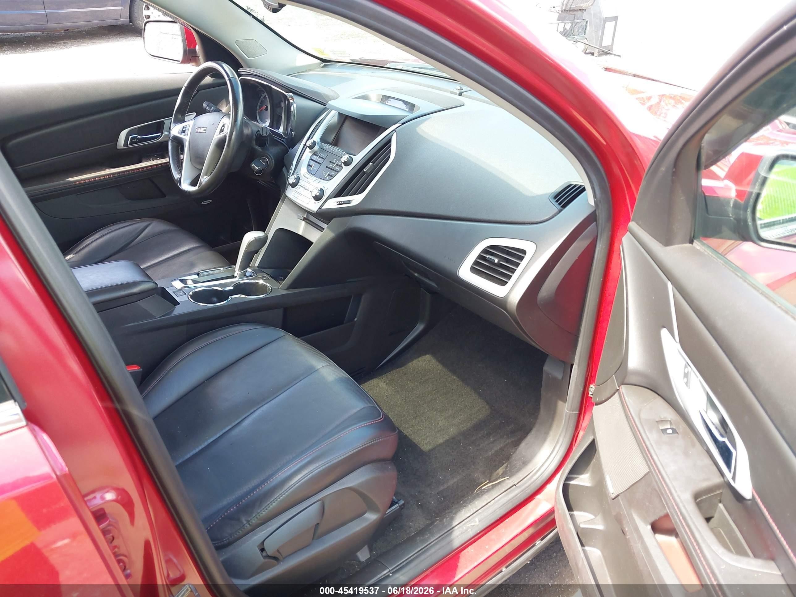 2015 Gmc Terrain Slt-1 Red vin: 2GKALSEK0F6203007