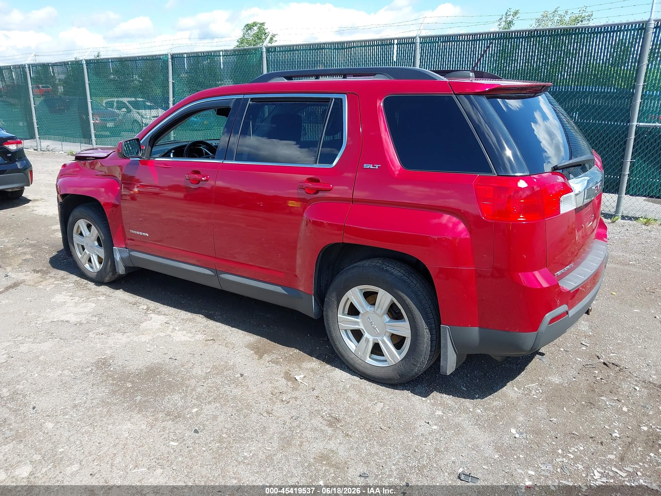 2015 Gmc Terrain Slt-1 Red vin: 2GKALSEK0F6203007