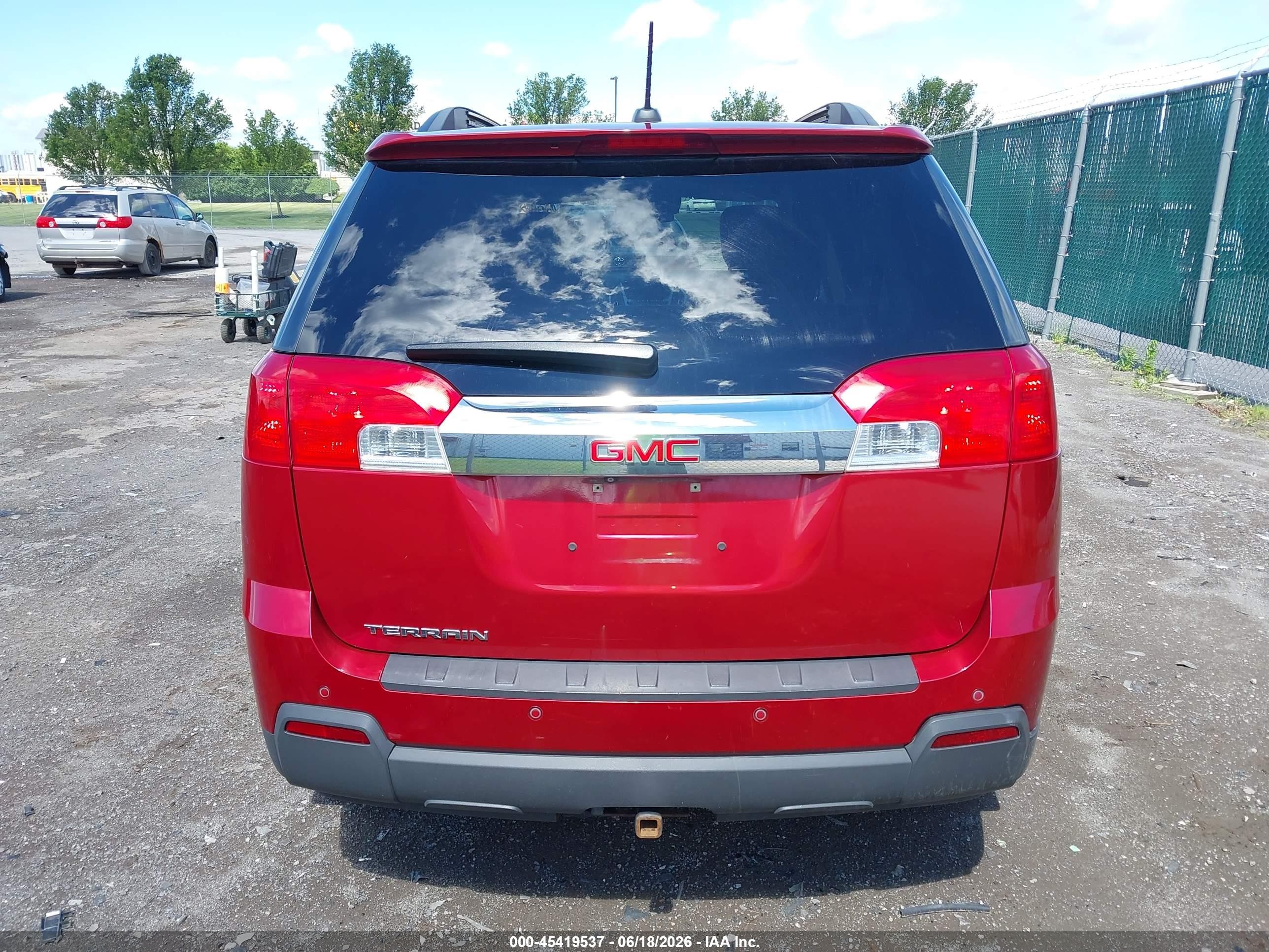 2015 Gmc Terrain Slt-1 Red vin: 2GKALSEK0F6203007