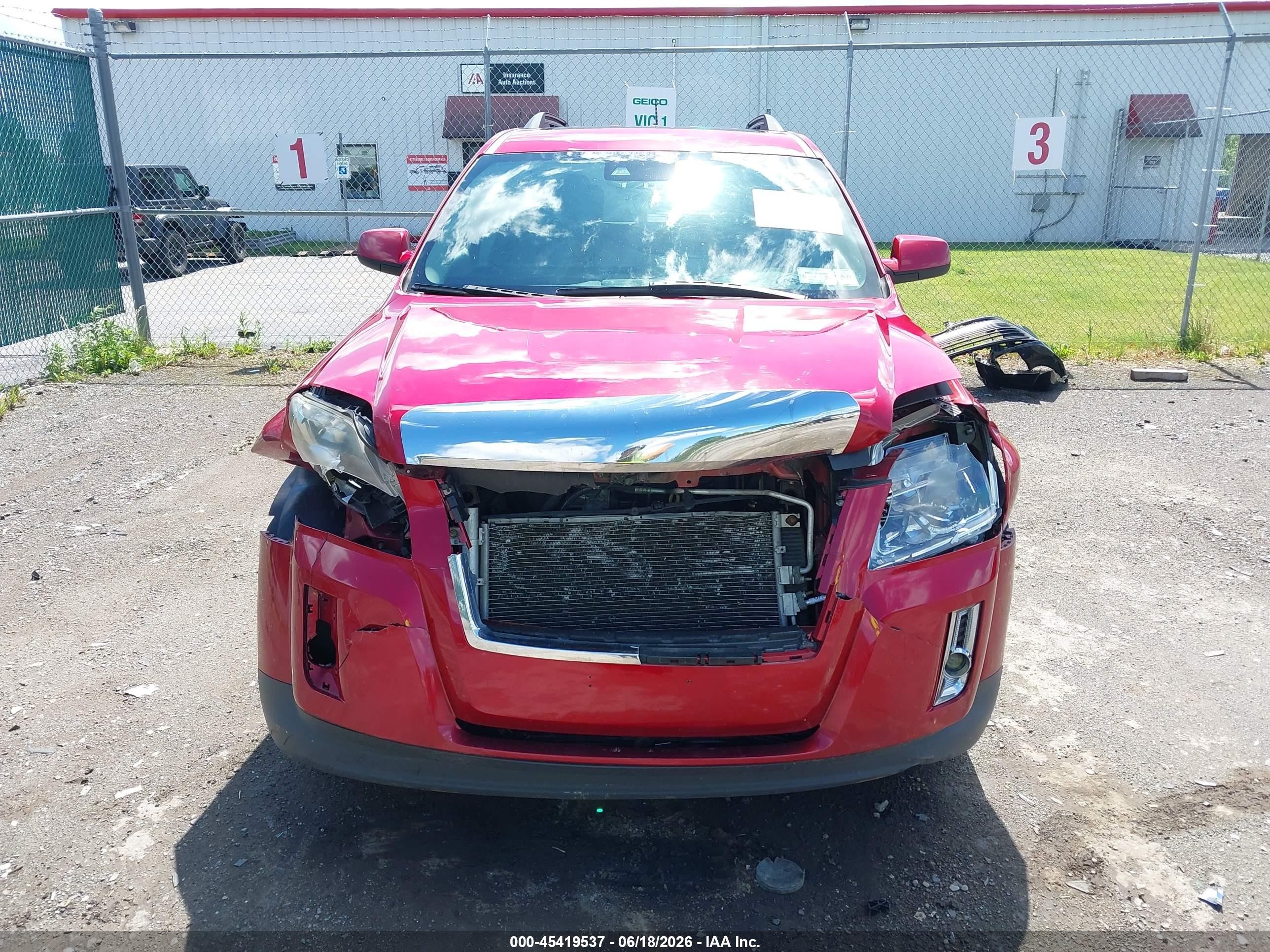 2015 Gmc Terrain Slt-1 Red vin: 2GKALSEK0F6203007
