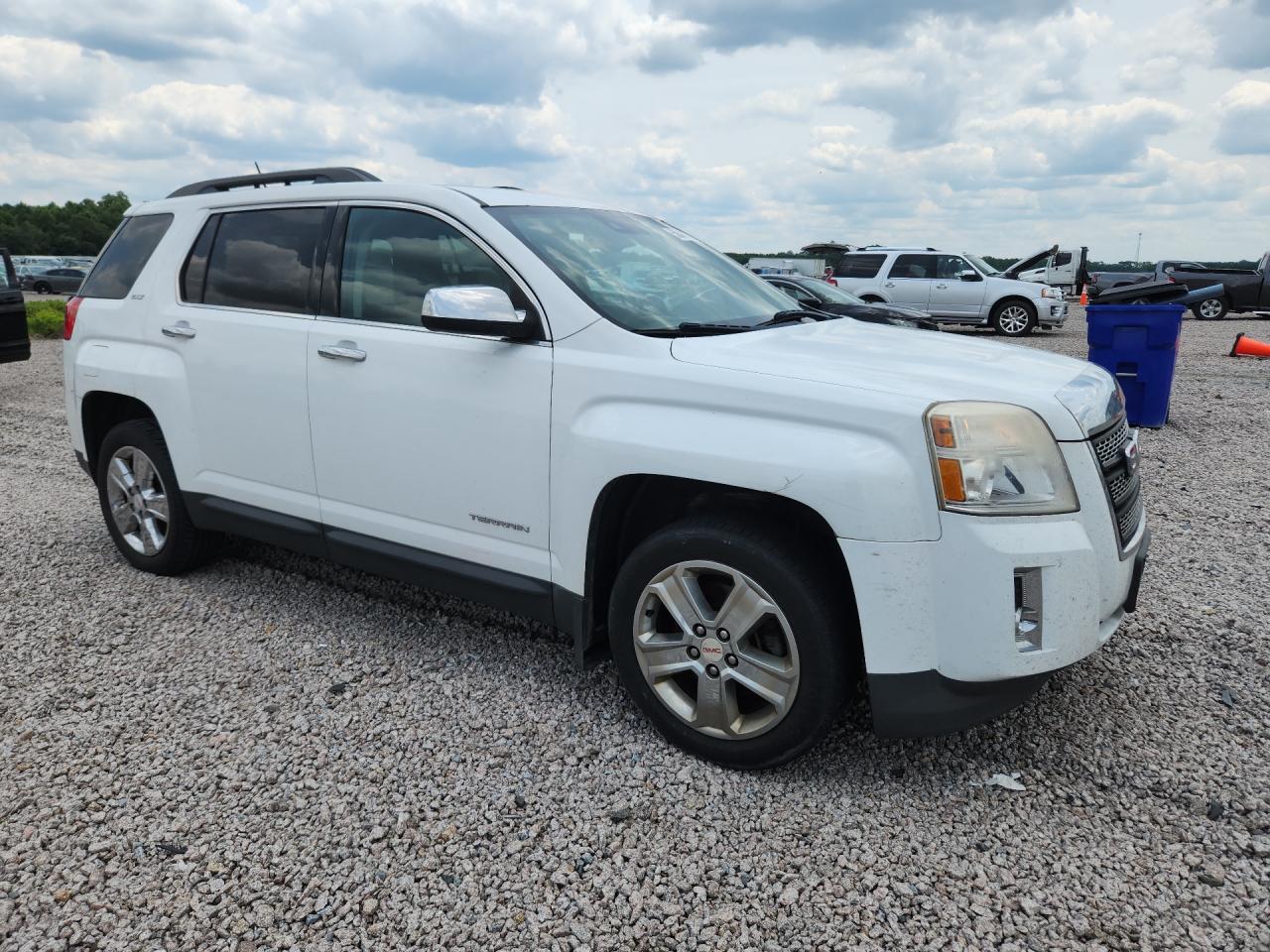 2015 Gmc Terrain Slt White vin: 2GKALSEK0F6243278