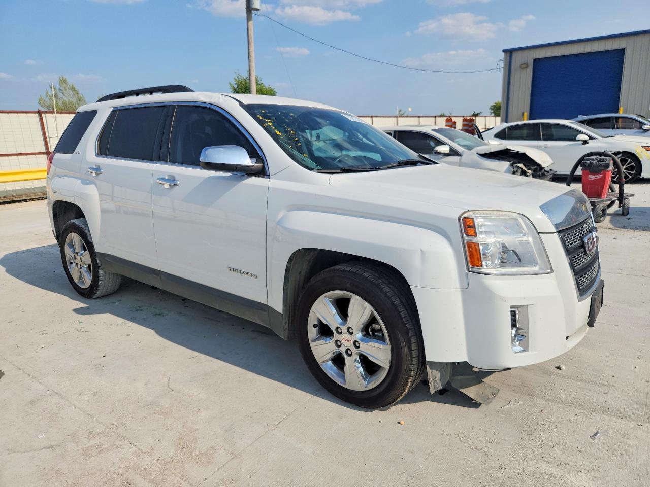 2015 Gmc Terrain Slt White vin: 2GKALSEK0F6269427