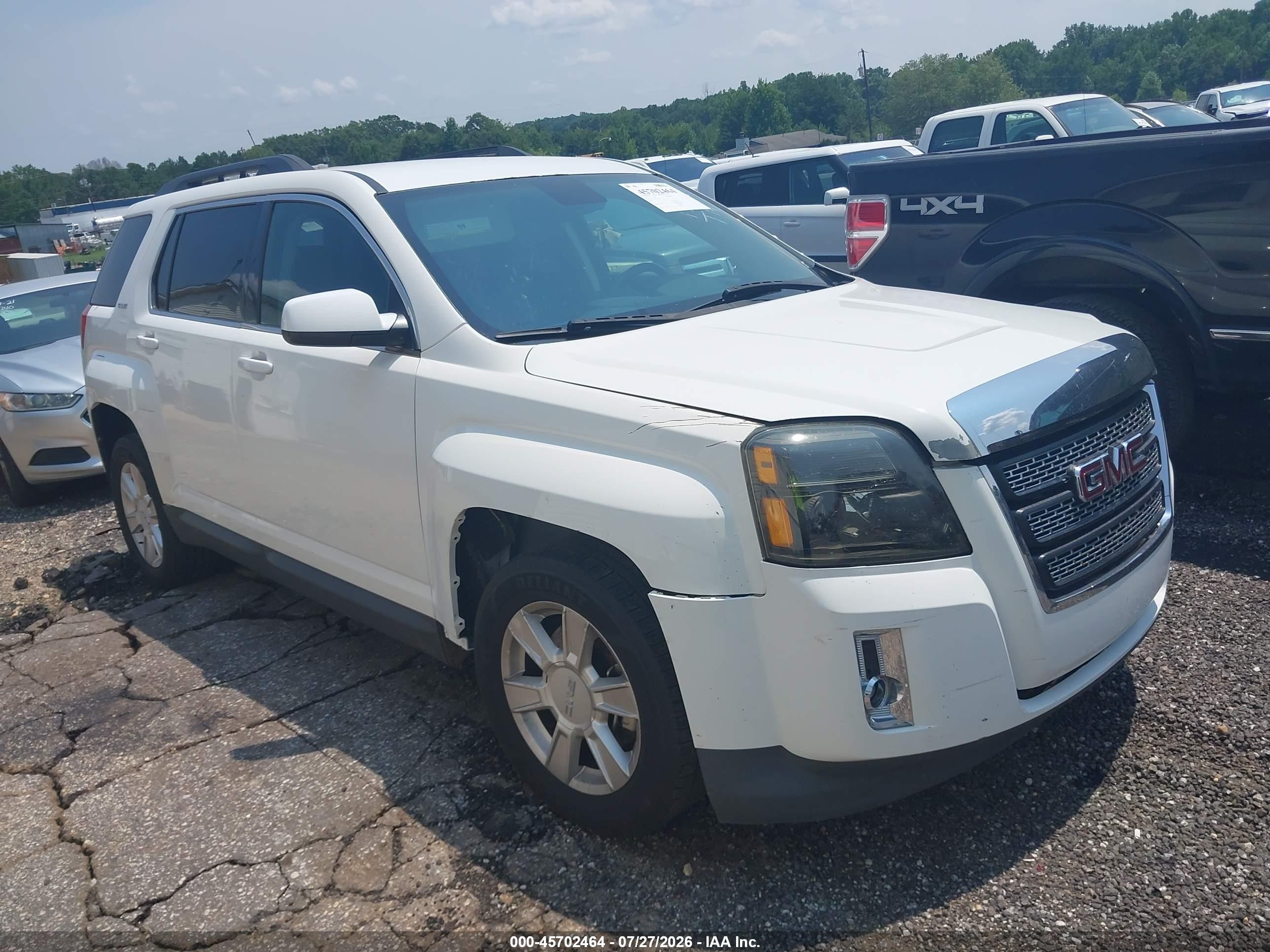 2012 Gmc Terrain Sle-2 White vin: 2GKALSEK1C6172247