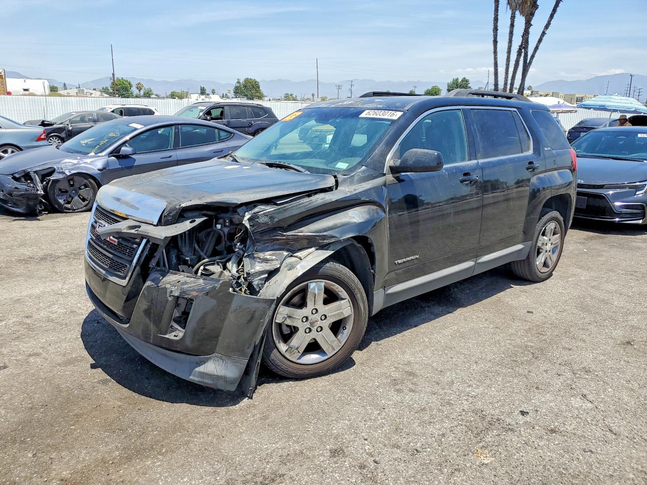 2013 Gmc Terrain Sle Gray vin: 2GKALSEK1D6329602