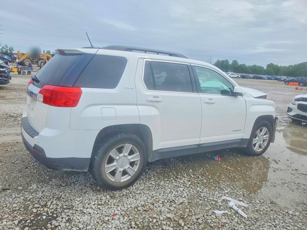 2013 Gmc Terrain Sle White vin: 2GKALSEK1D6406145