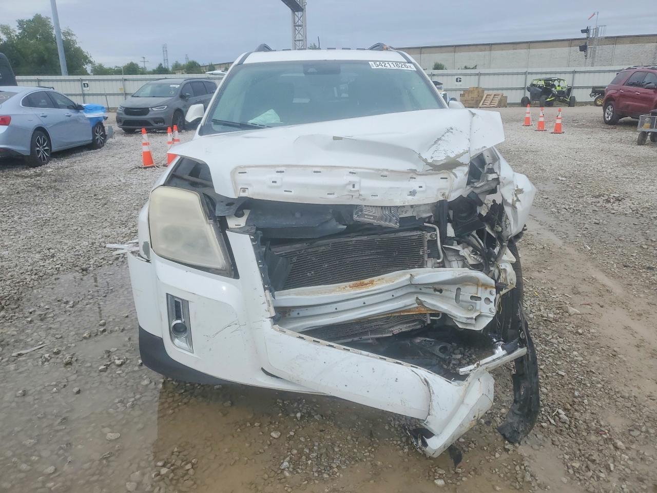 2013 Gmc Terrain Sle White vin: 2GKALSEK1D6406145
