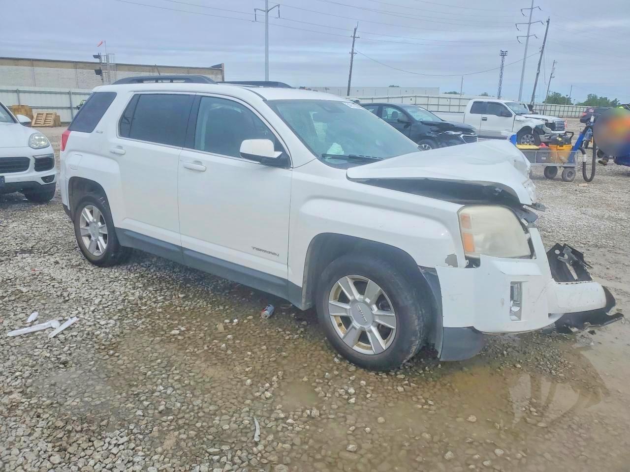2013 Gmc Terrain Sle White vin: 2GKALSEK1D6406145