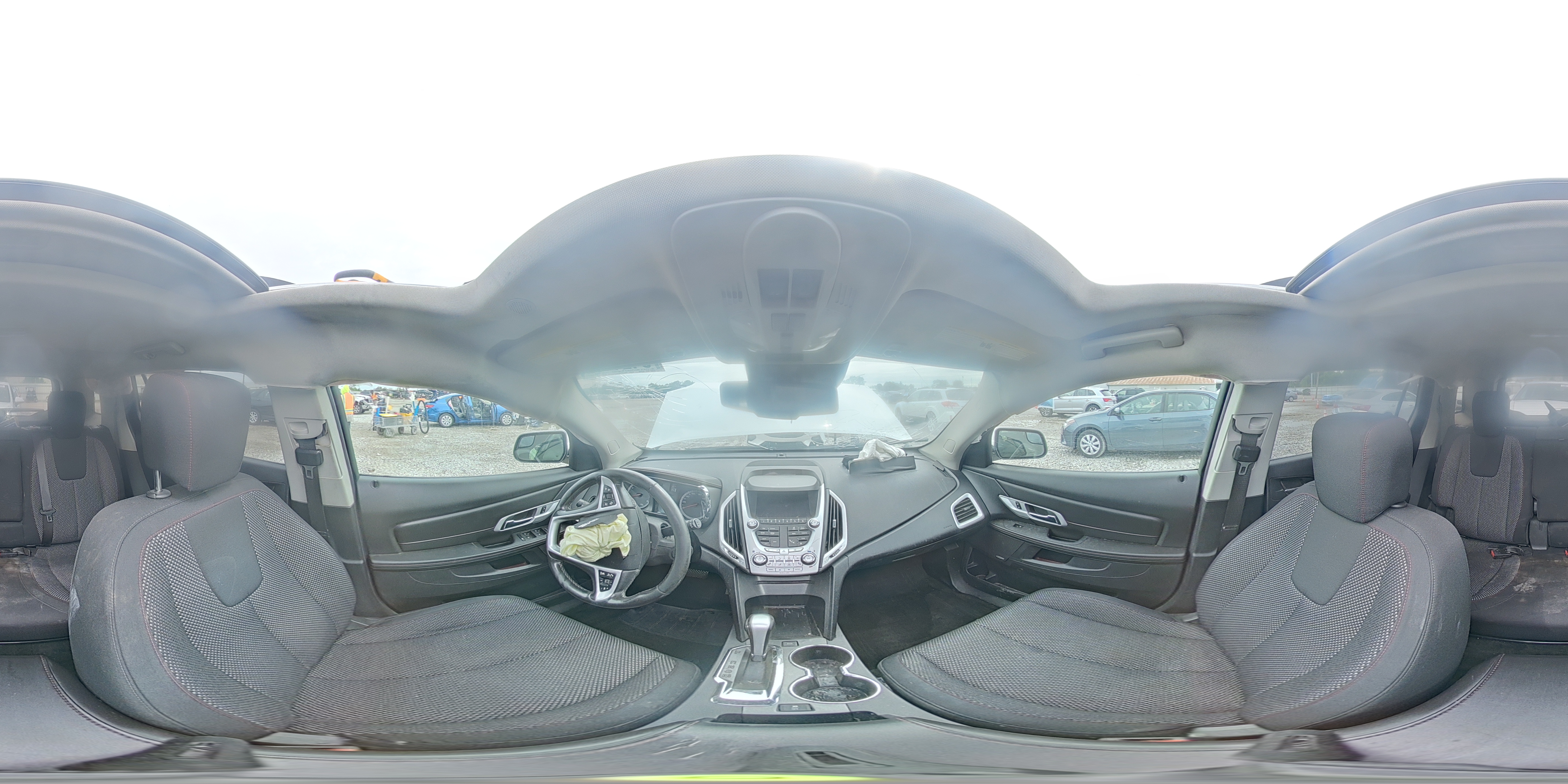 2013 Gmc Terrain Sle White vin: 2GKALSEK1D6406145