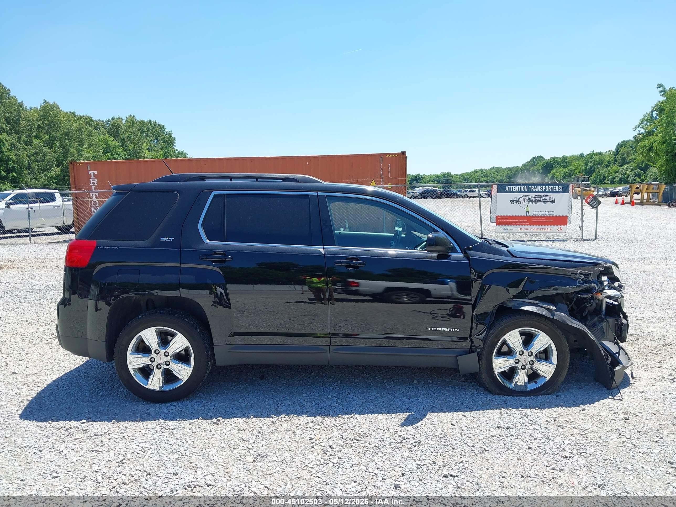 2014 Gmc Terrain Slt-1 Black vin: 2GKALSEK1E6223152