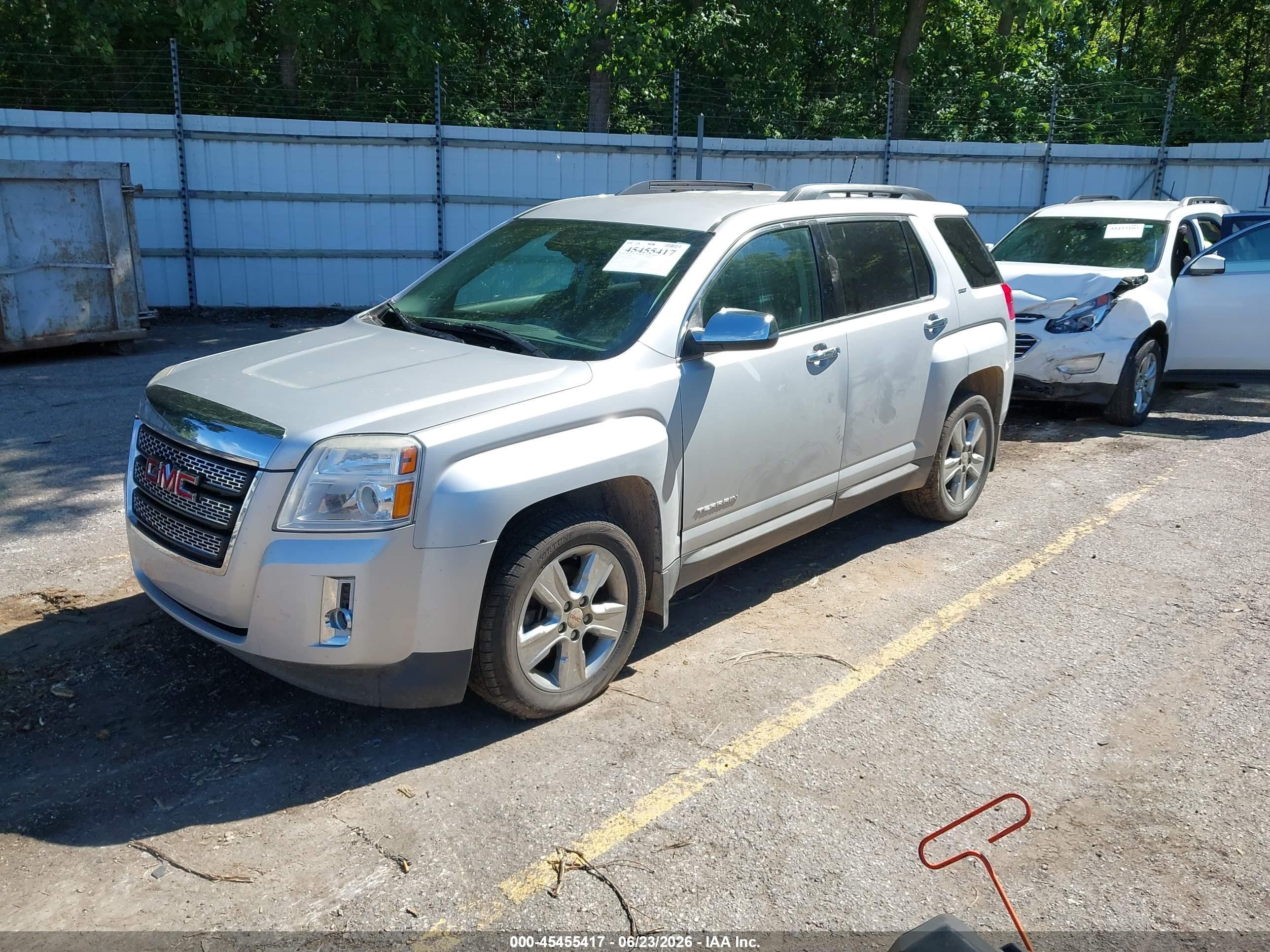 2014 Gmc Terrain Slt-1 Silver vin: 2GKALSEK1E6255163