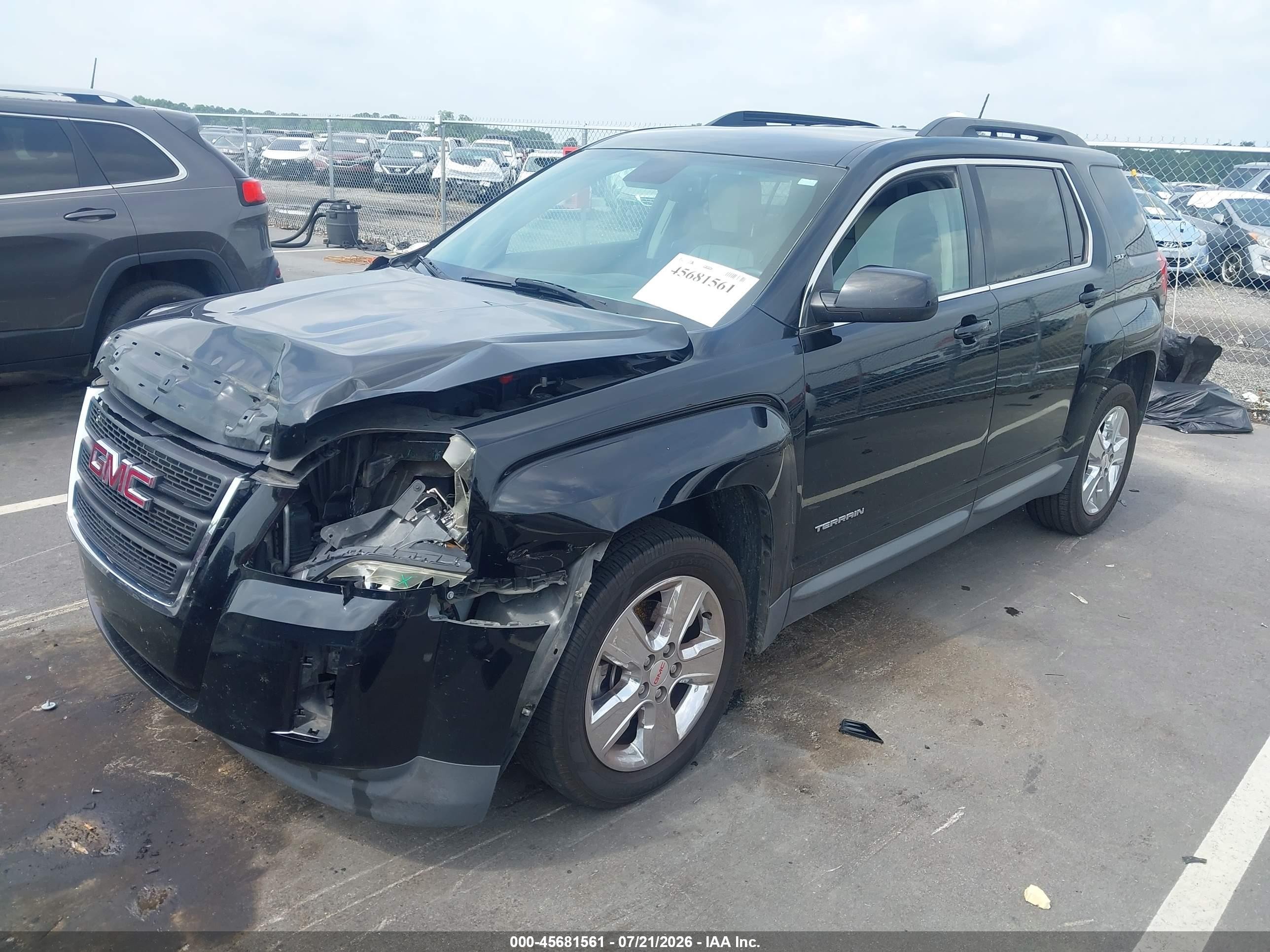 2014 Gmc Terrain Slt-1 Черный vin: 2GKALSEK1E6271928