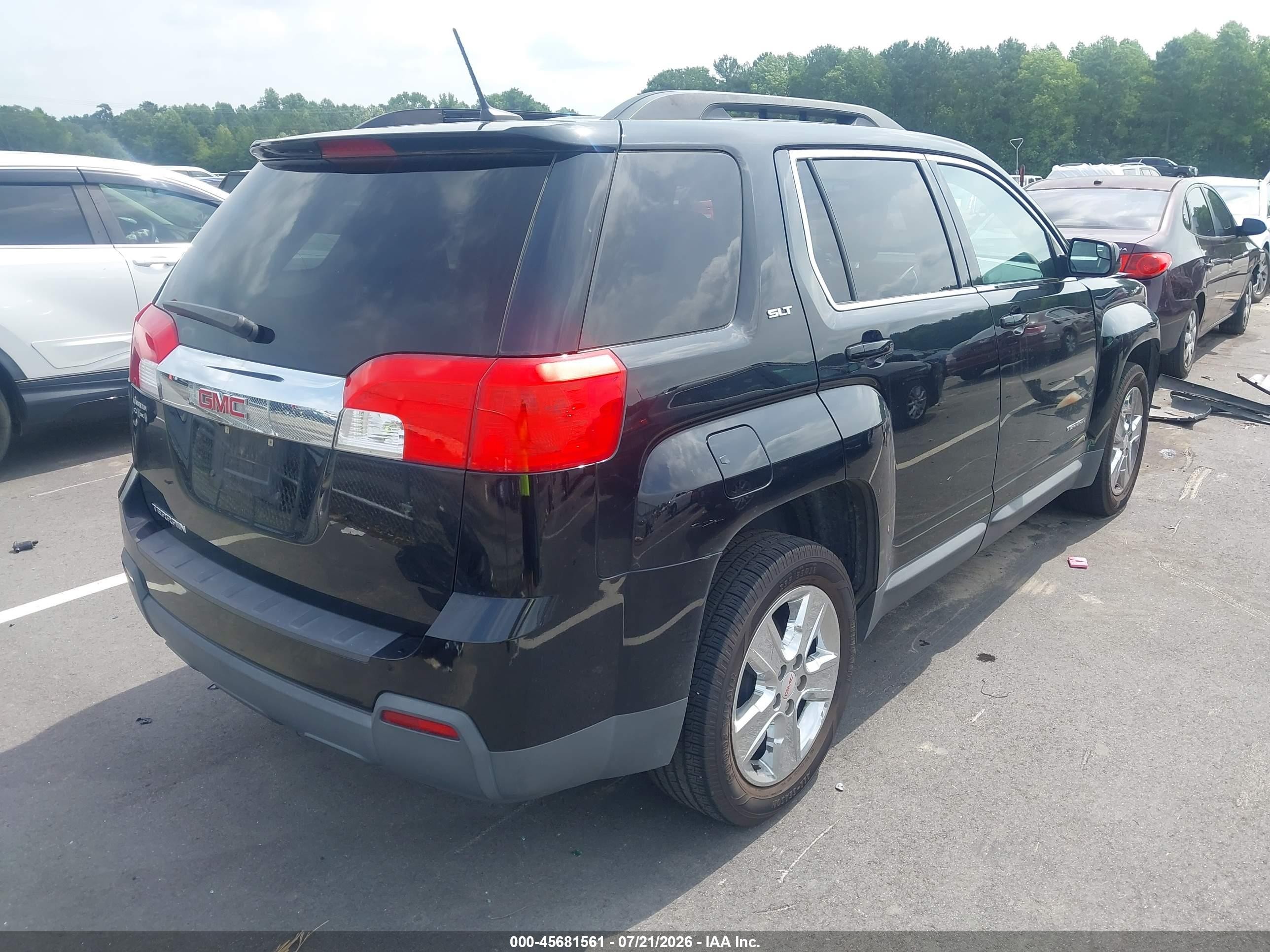 2014 Gmc Terrain Slt-1 Черный vin: 2GKALSEK1E6271928