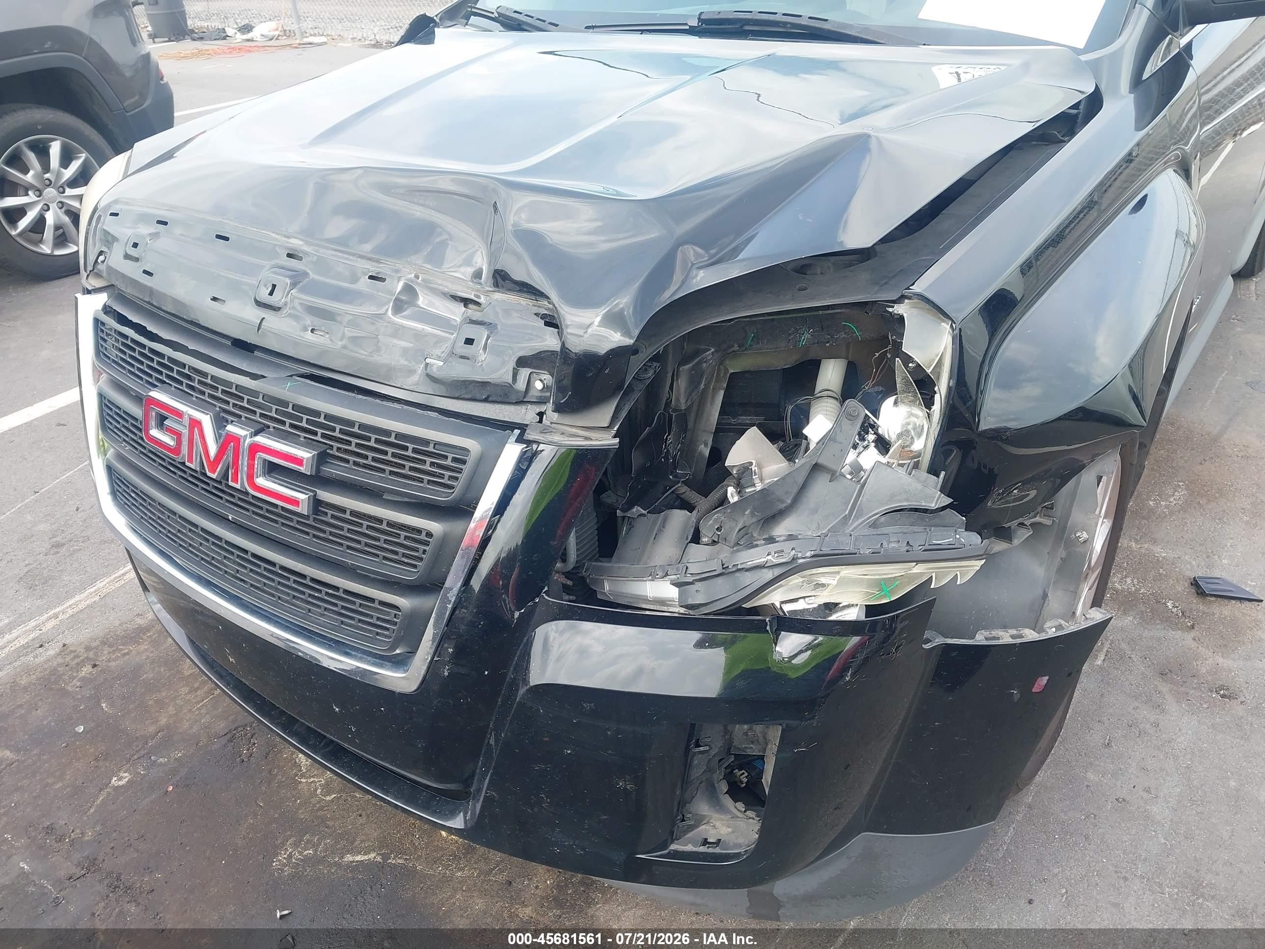 2014 Gmc Terrain Slt-1 Черный vin: 2GKALSEK1E6271928