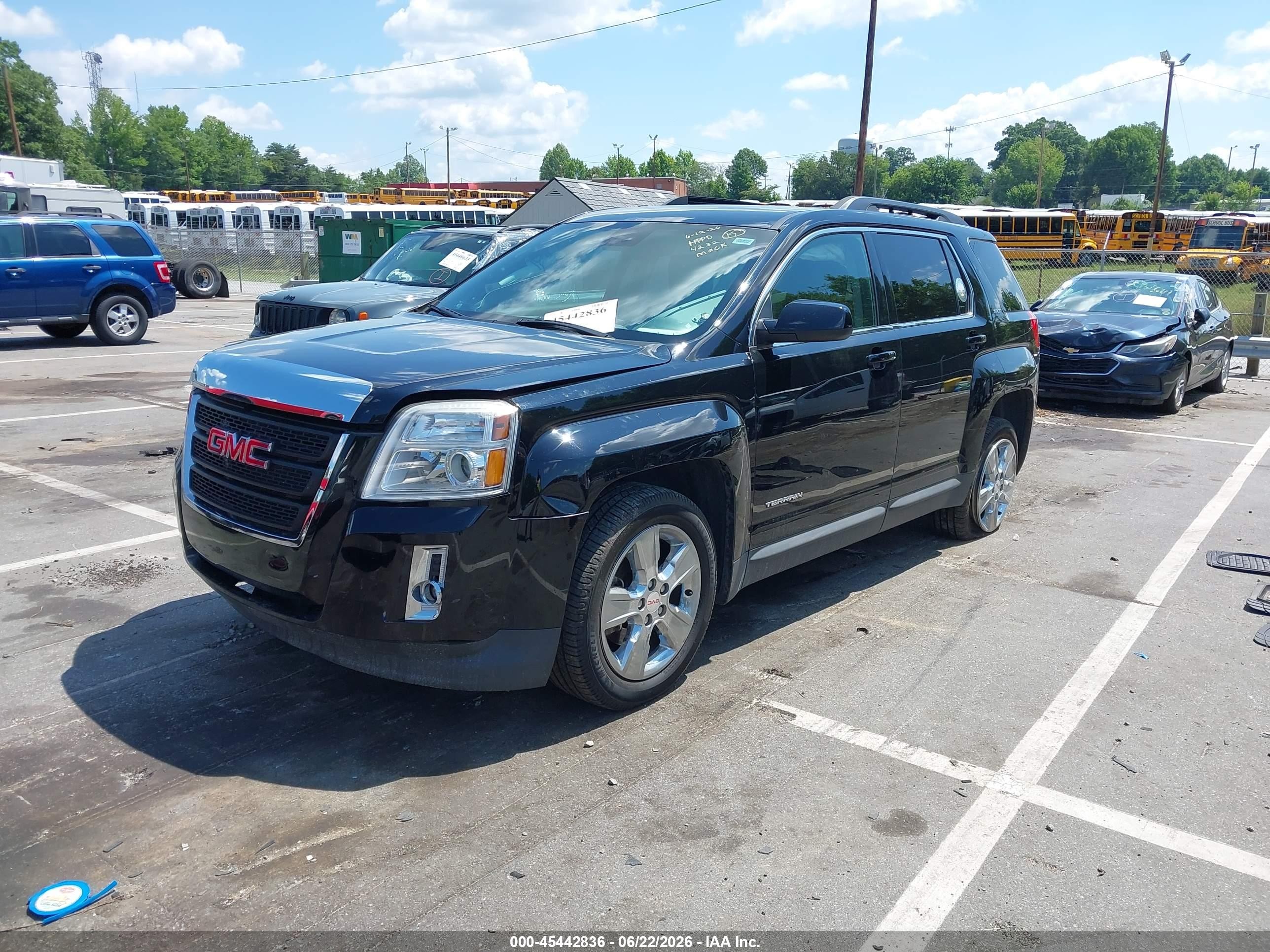 2014 Gmc Terrain Slt-1 Black vin: 2GKALSEK1E6274232