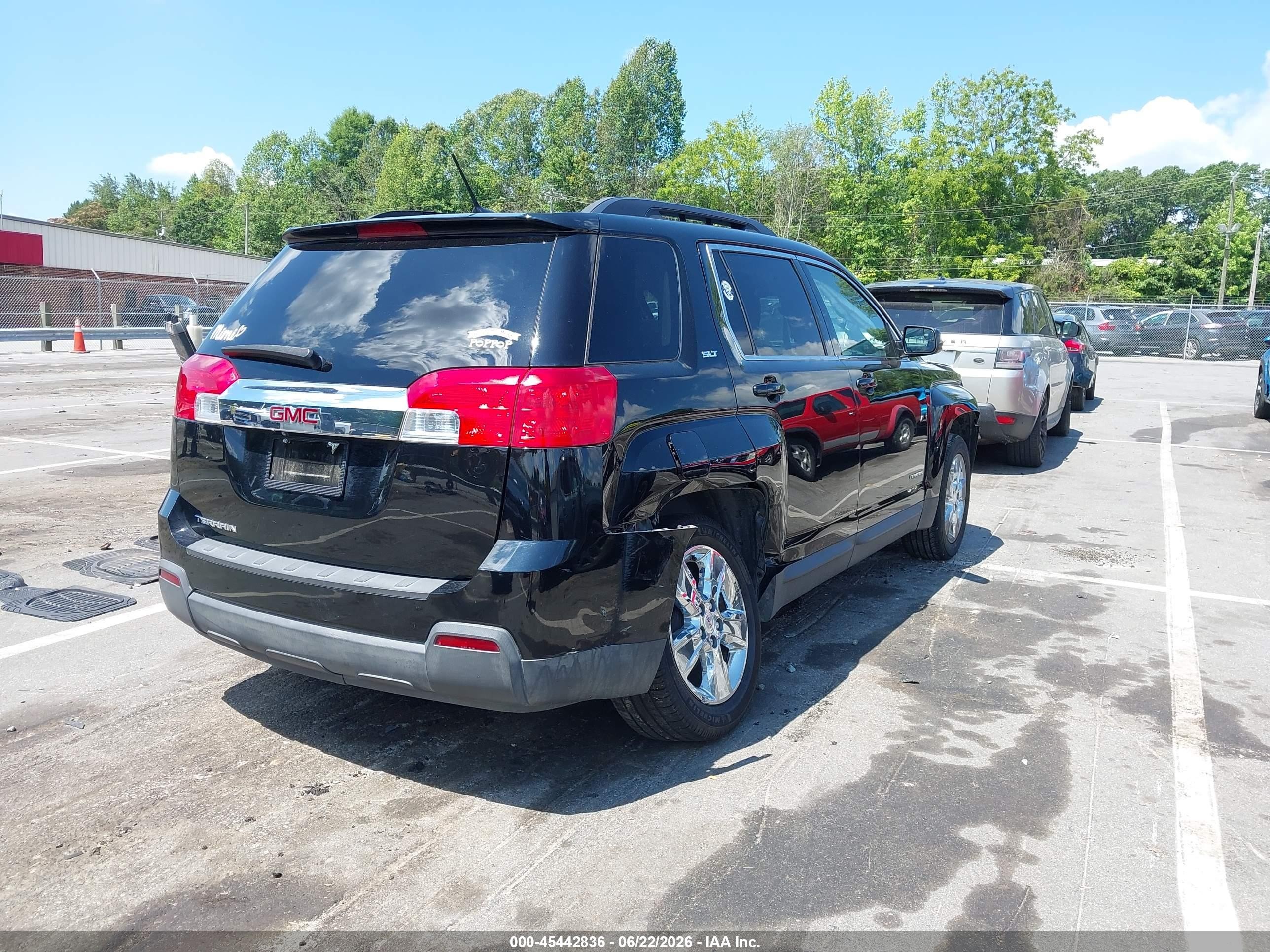 2014 Gmc Terrain Slt-1 Black vin: 2GKALSEK1E6274232