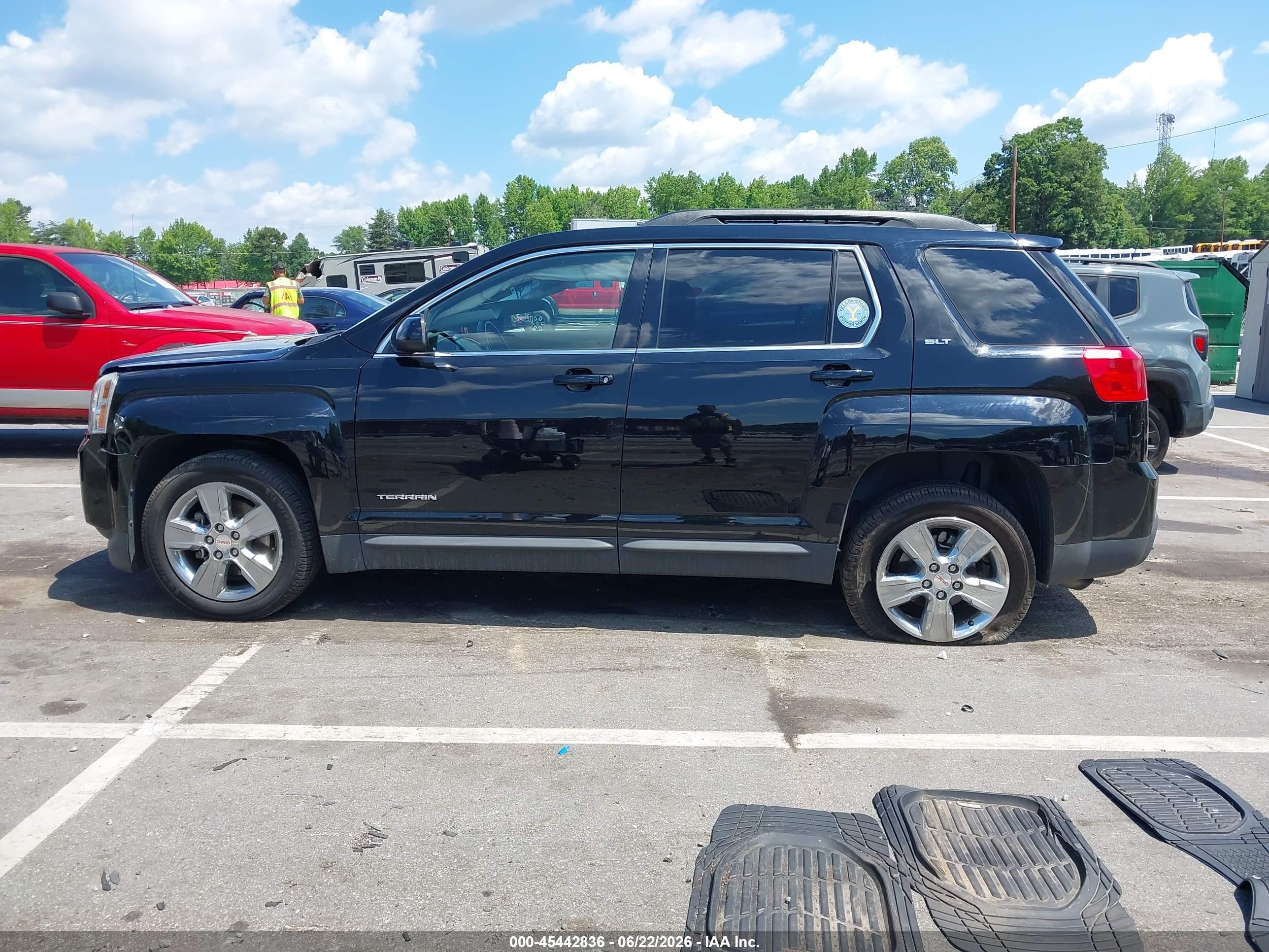 2014 Gmc Terrain Slt-1 Black vin: 2GKALSEK1E6274232
