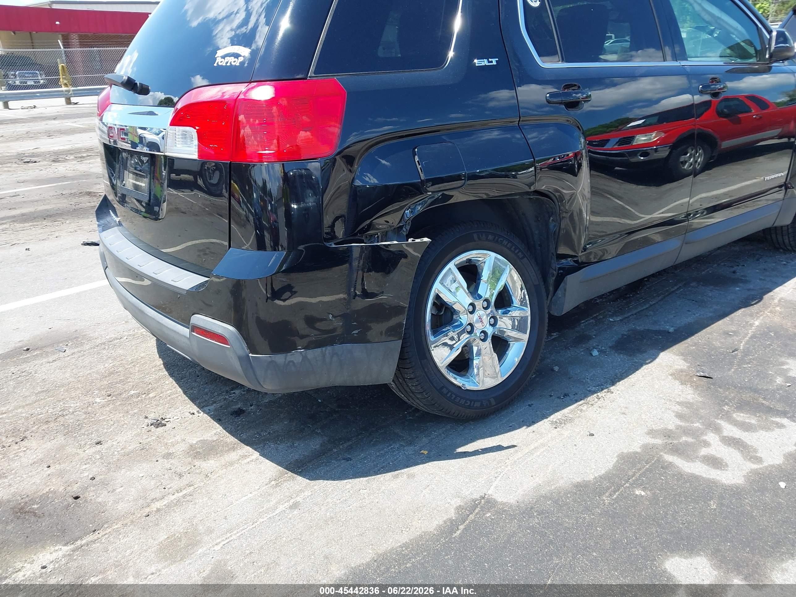2014 Gmc Terrain Slt-1 Black vin: 2GKALSEK1E6274232