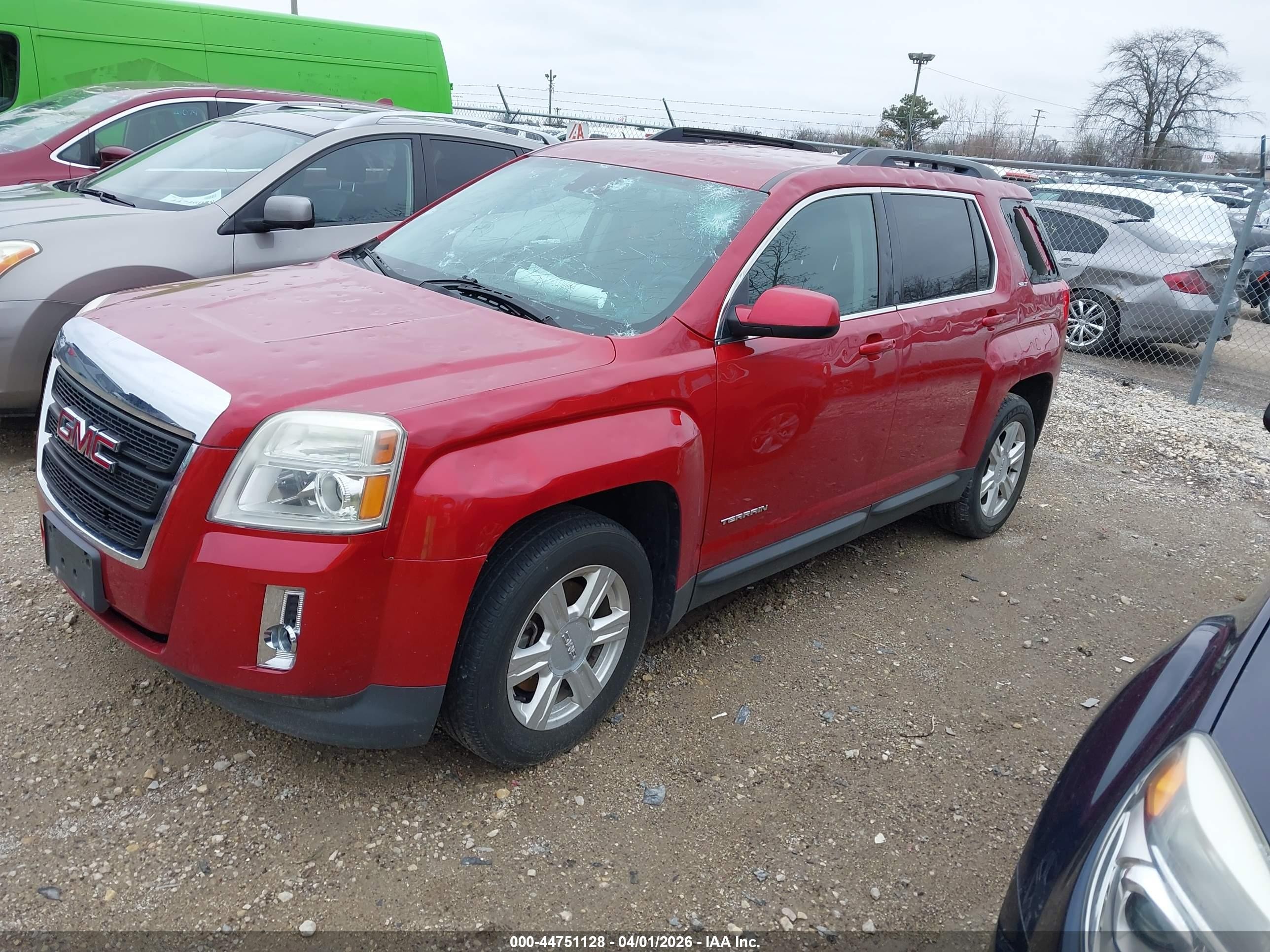 2014 Gmc Terrain Slt-1 Red vin: 2GKALSEK1E6333554
