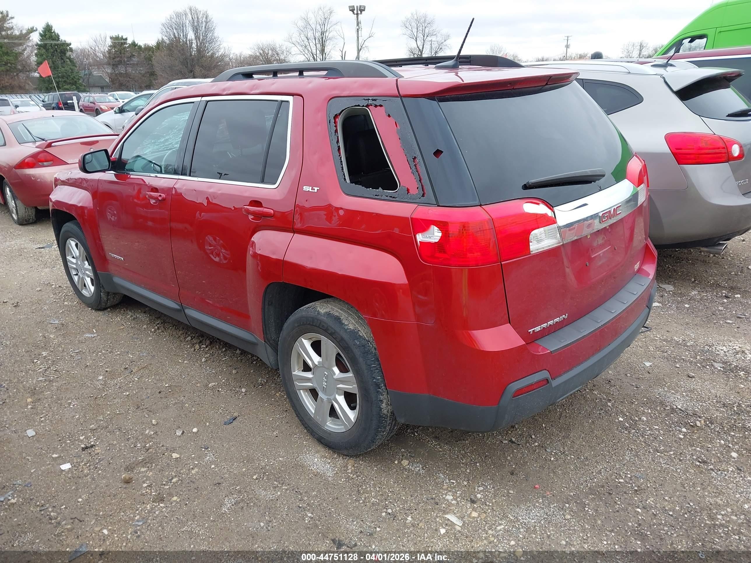 2014 Gmc Terrain Slt-1 Red vin: 2GKALSEK1E6333554