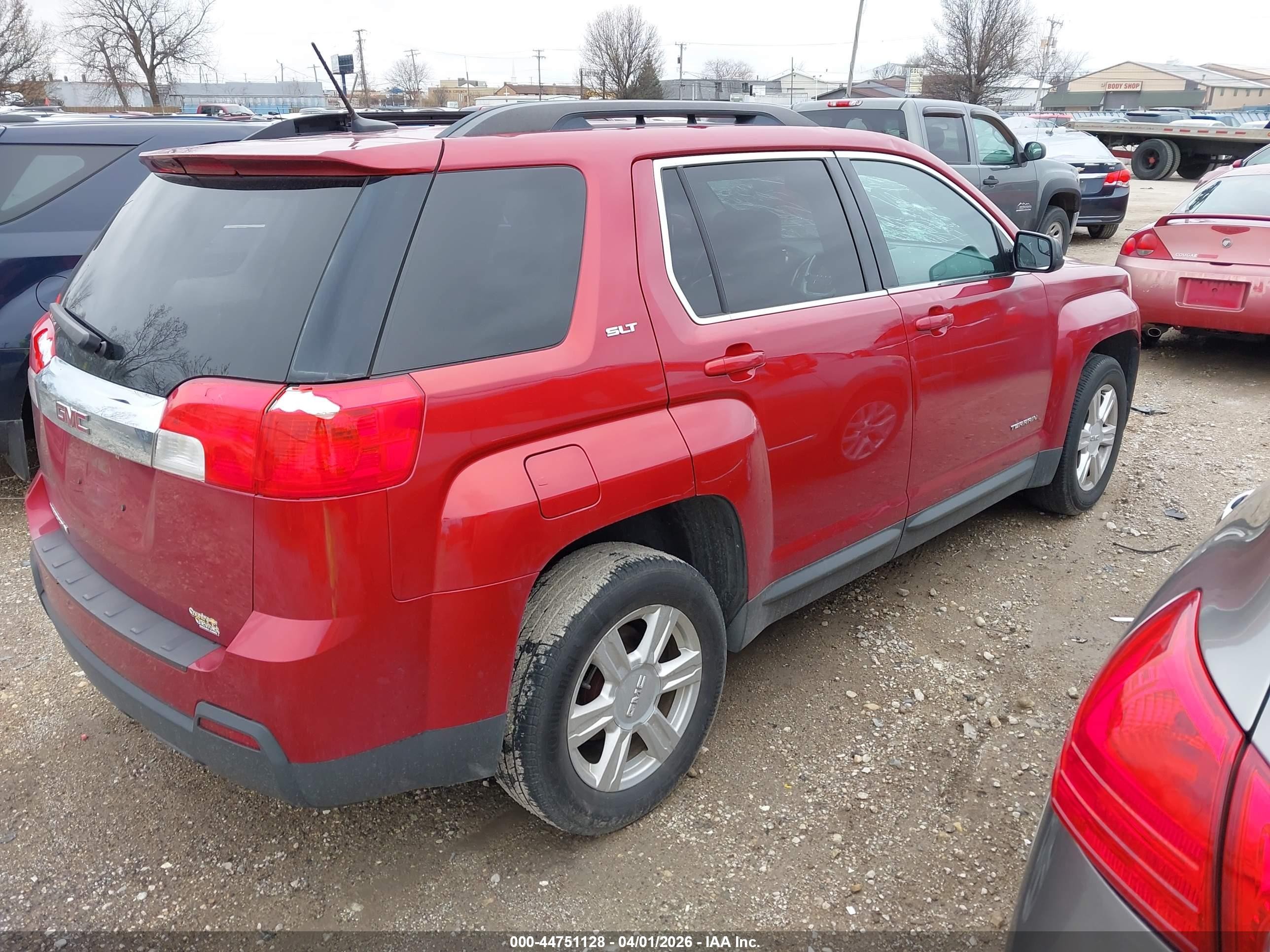 2014 Gmc Terrain Slt-1 Red vin: 2GKALSEK1E6333554