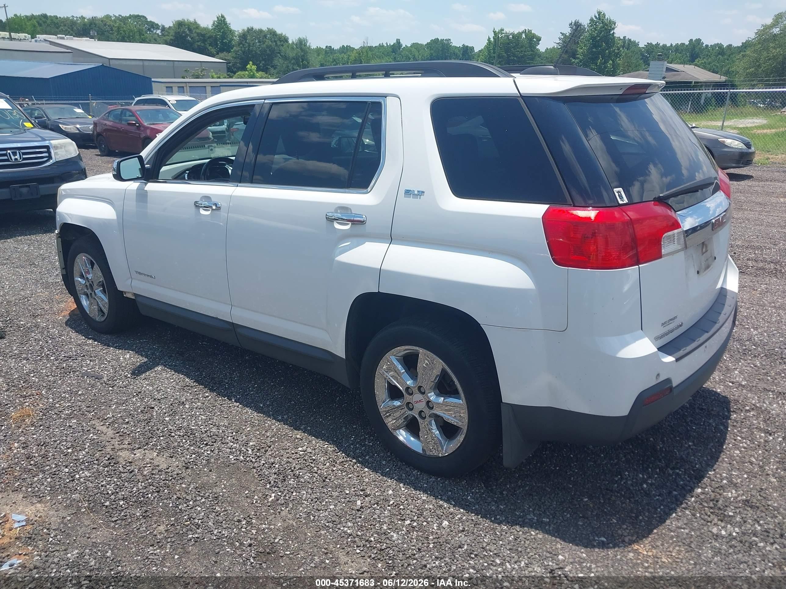 2015 Gmc Terrain Slt-1 White vin: 2GKALSEK1F6176447