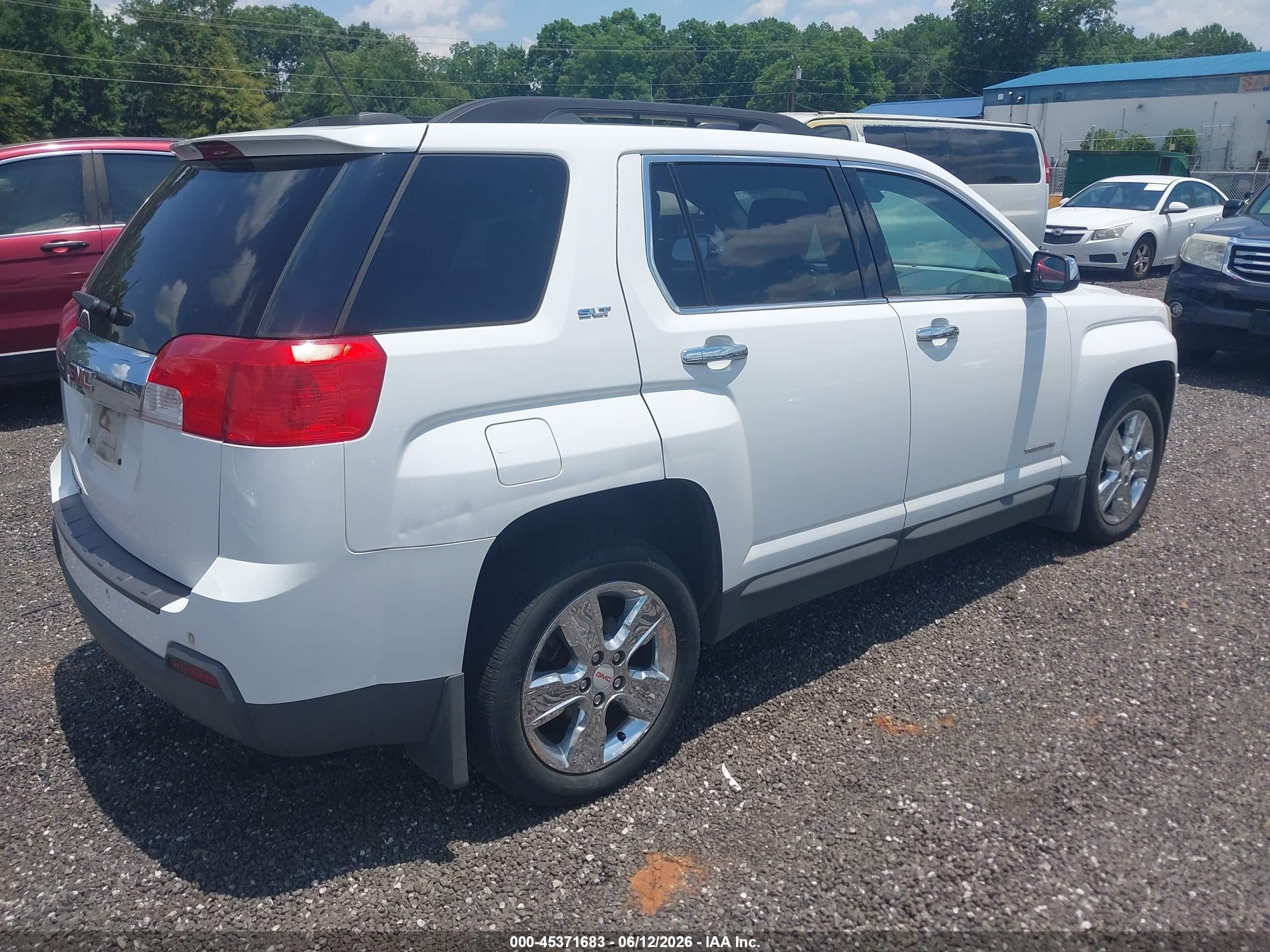 2015 Gmc Terrain Slt-1 White vin: 2GKALSEK1F6176447