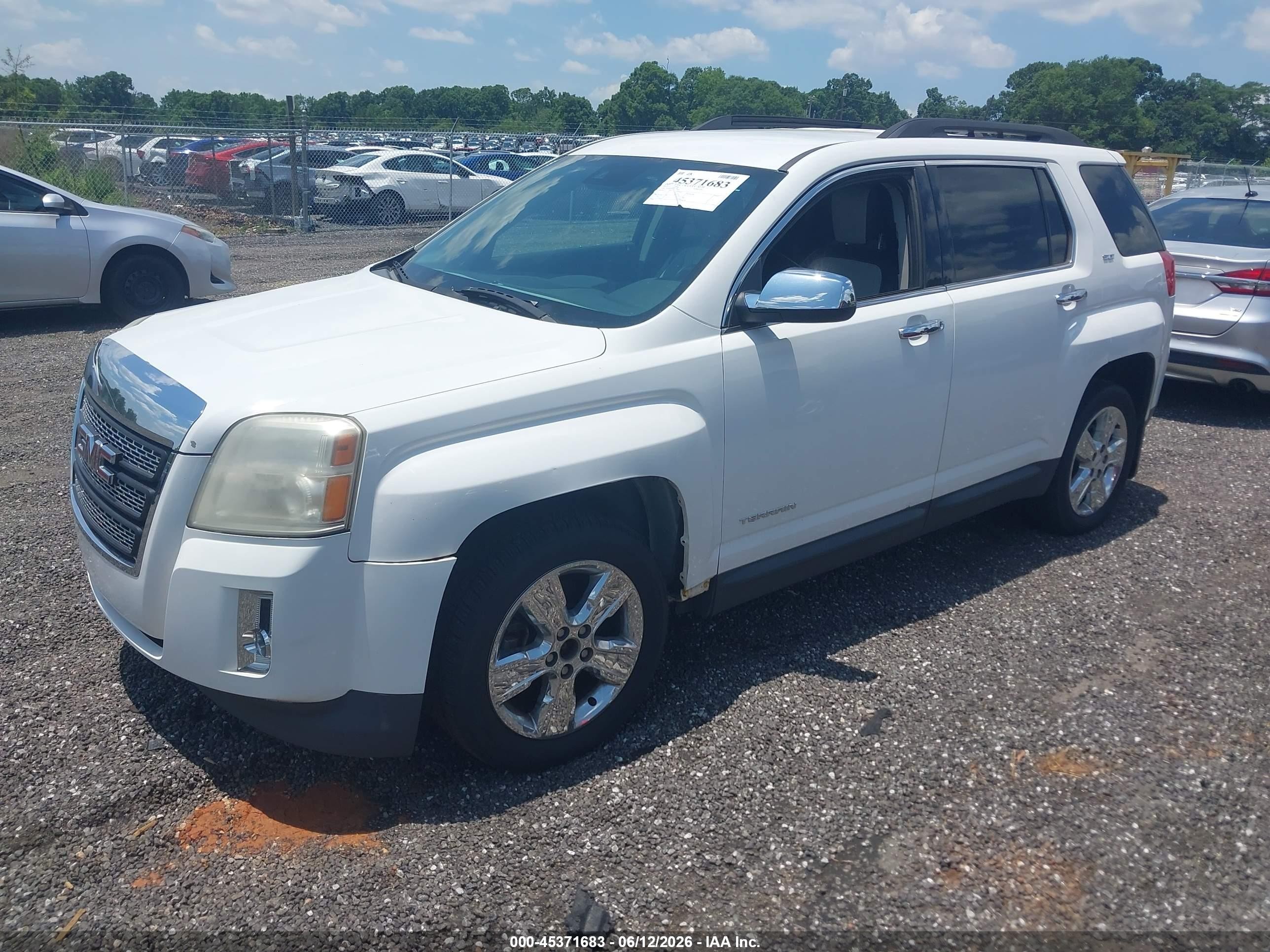 2015 Gmc Terrain Slt-1 White vin: 2GKALSEK1F6176447