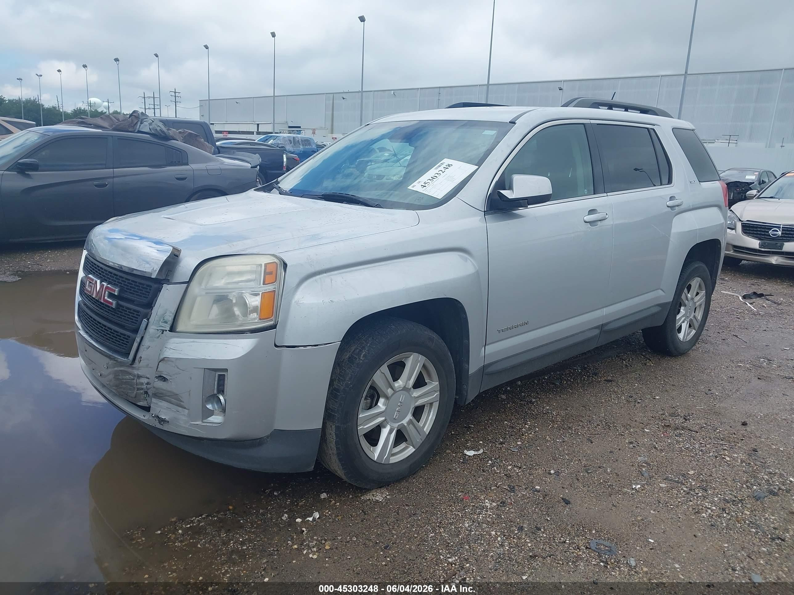 2015 Gmc Terrain Slt-1 Серебряный vin: 2GKALSEK1F6194124