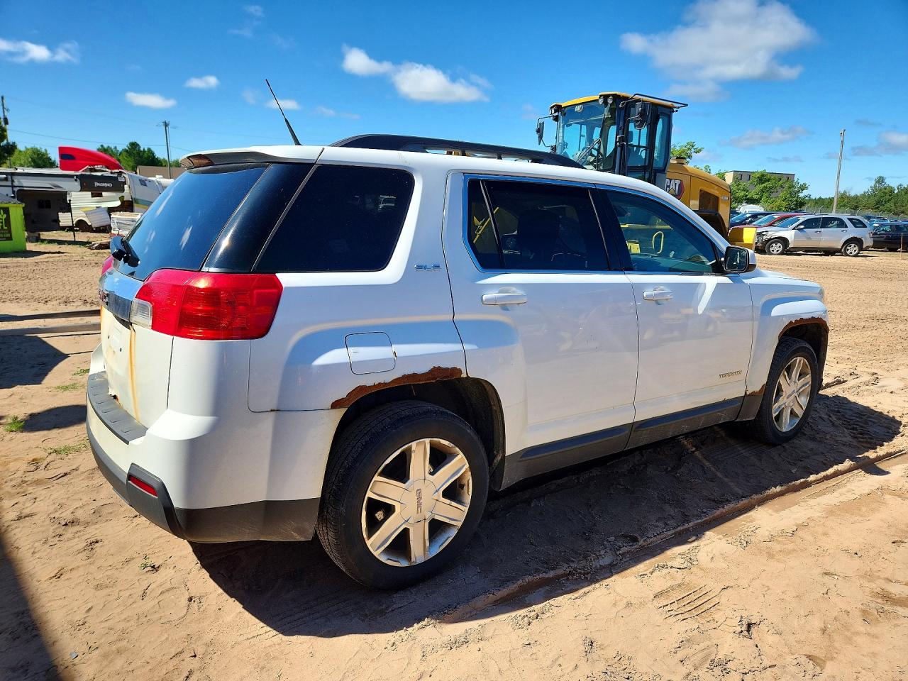 2012 Gmc Terrain Sle White vin: 2GKALSEK2C6182589