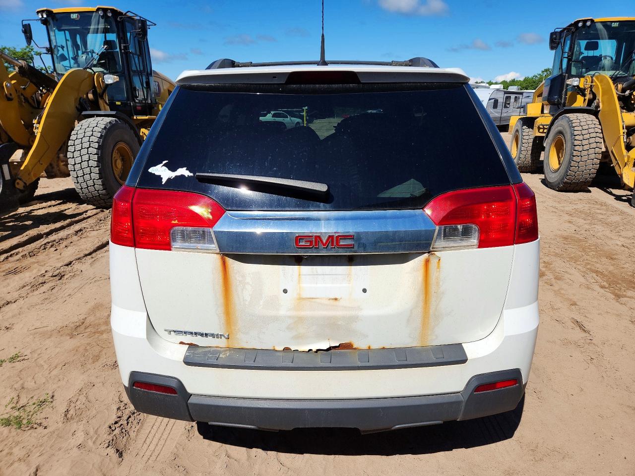 2012 Gmc Terrain Sle White vin: 2GKALSEK2C6182589
