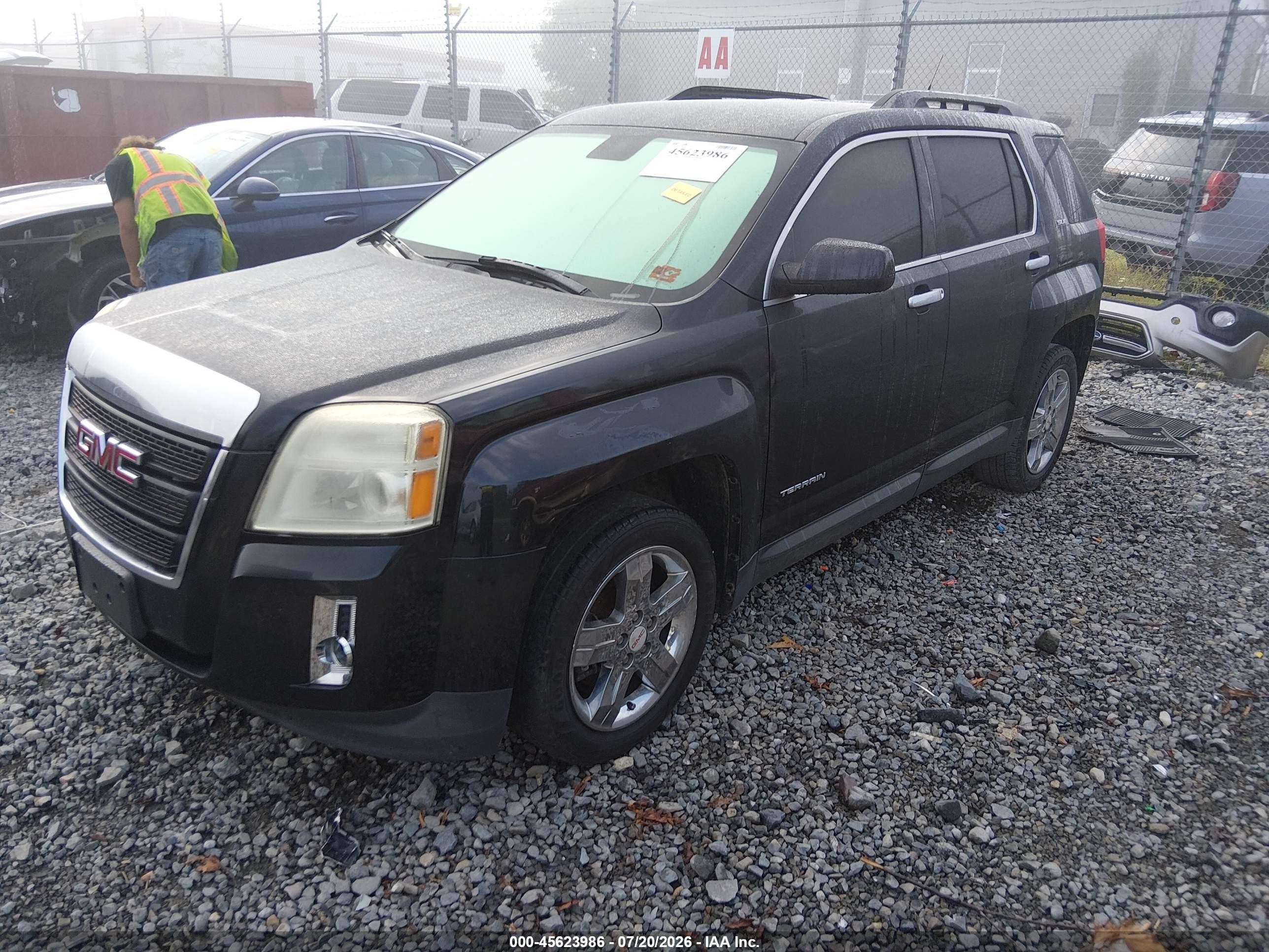 2013 Gmc Terrain Sle-2 Черный vin: 2GKALSEK2D6115072