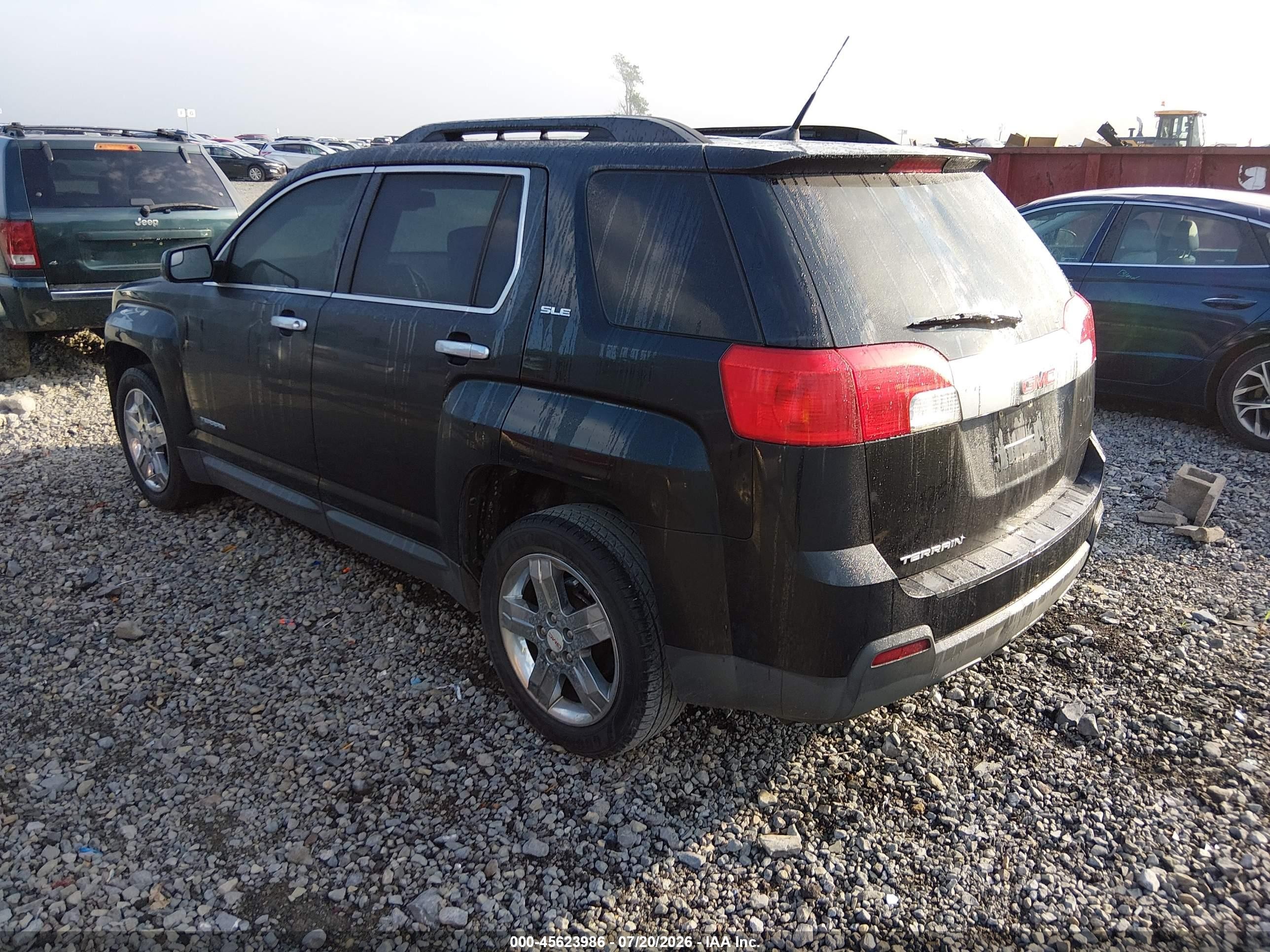 2013 Gmc Terrain Sle-2 Черный vin: 2GKALSEK2D6115072