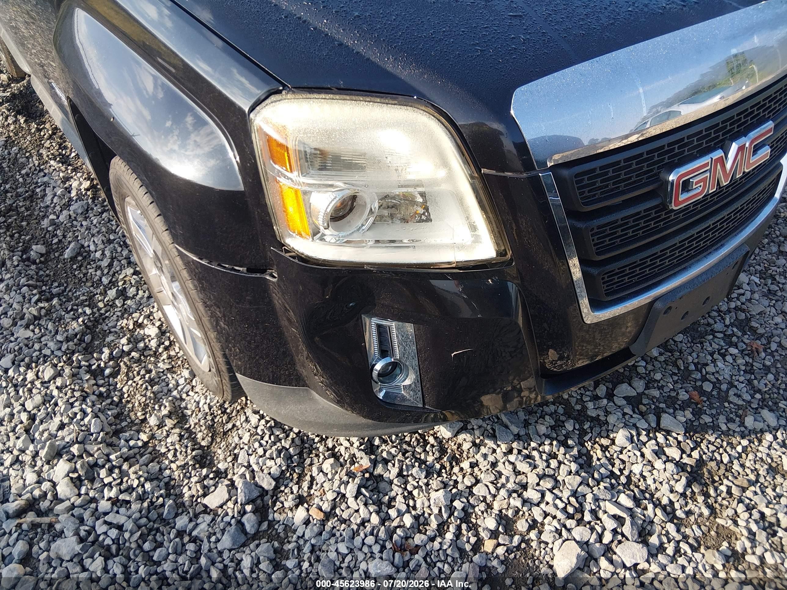 2013 Gmc Terrain Sle-2 Черный vin: 2GKALSEK2D6115072
