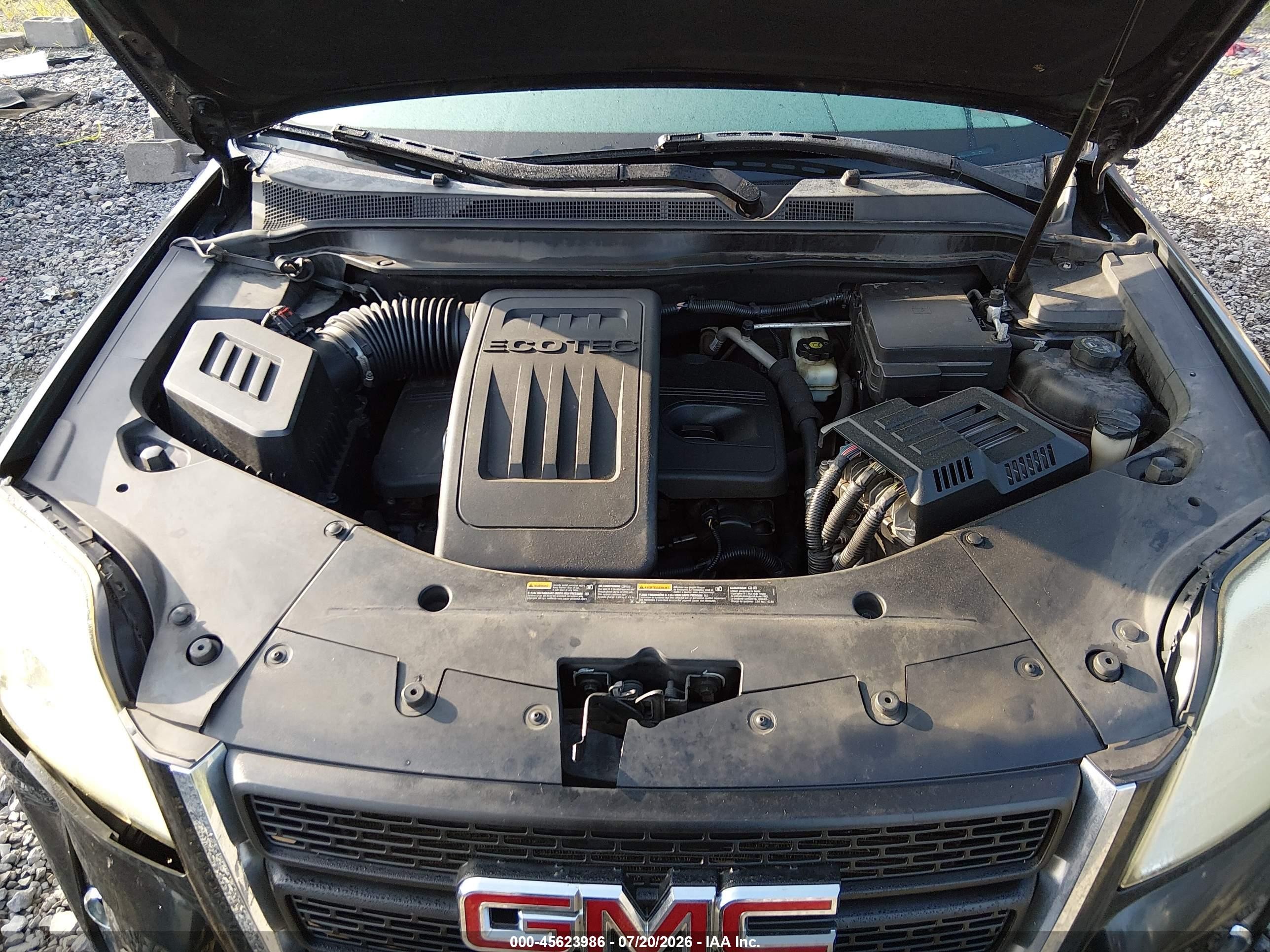 2013 Gmc Terrain Sle-2 Черный vin: 2GKALSEK2D6115072