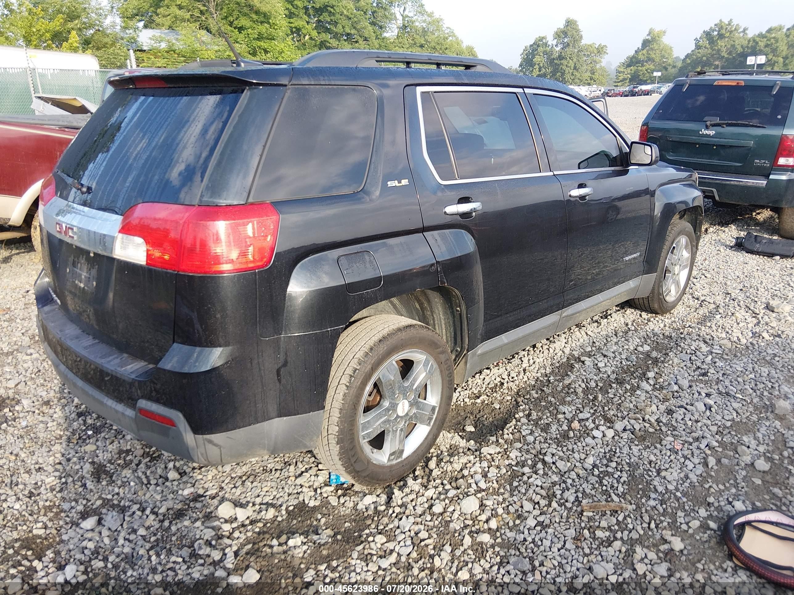 2013 Gmc Terrain Sle-2 Черный vin: 2GKALSEK2D6115072