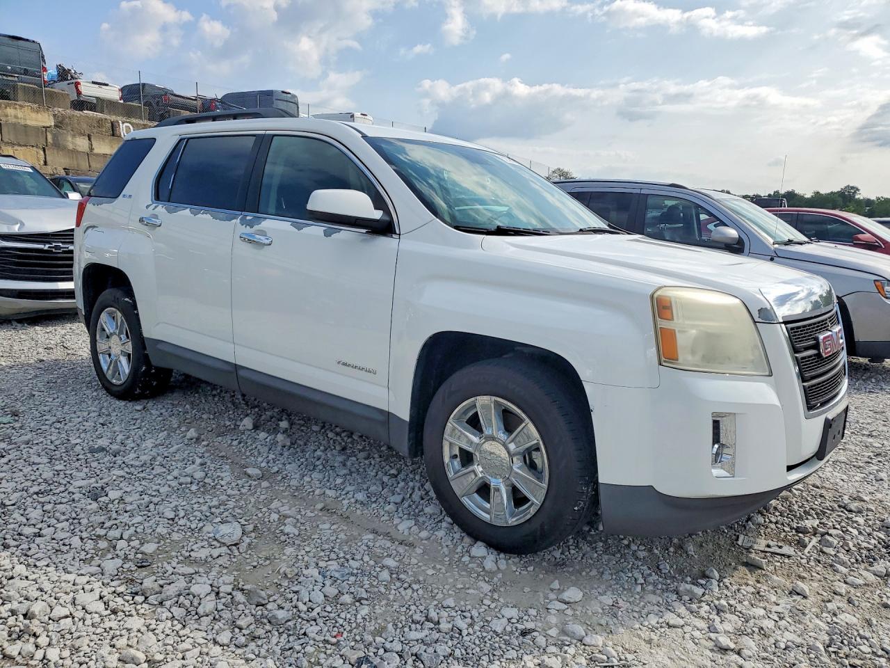 2013 Gmc Terrain Sle White vin: 2GKALSEK2D6115346